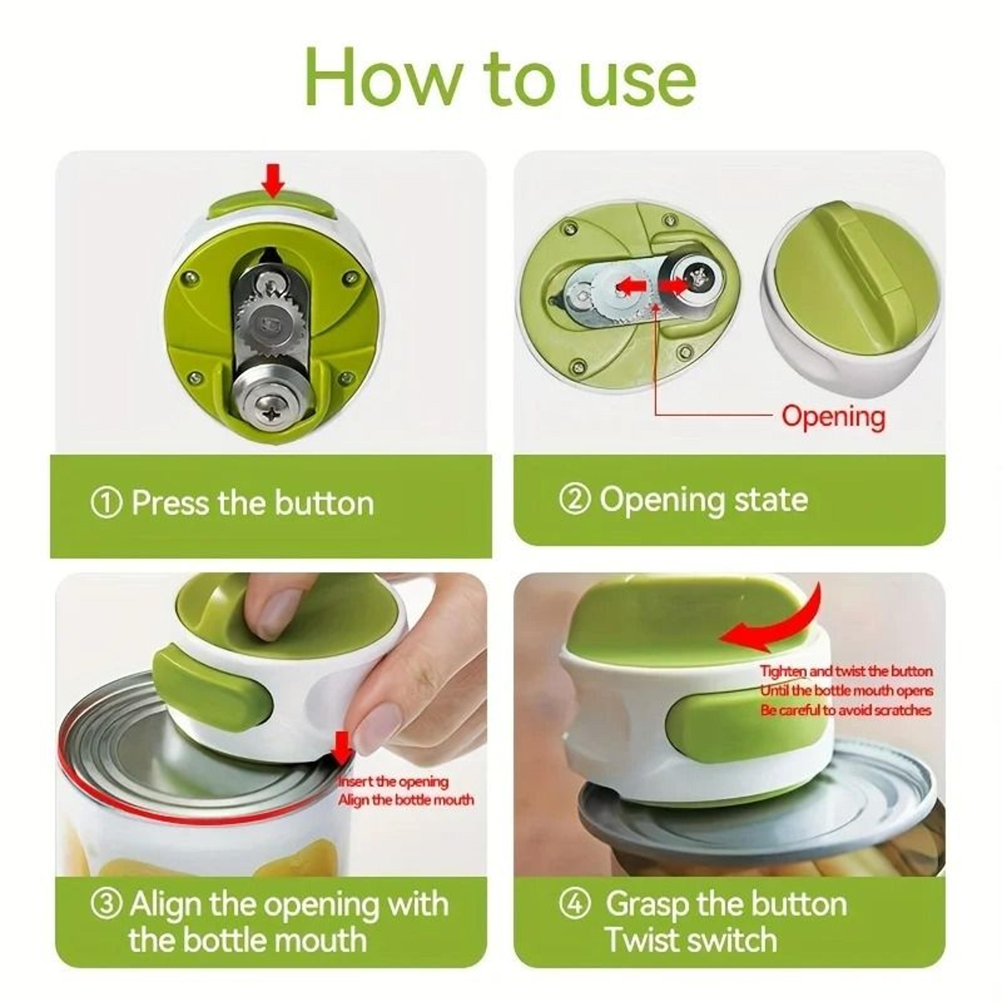 Ergonomic Precision Manual Safety Can Opener 3