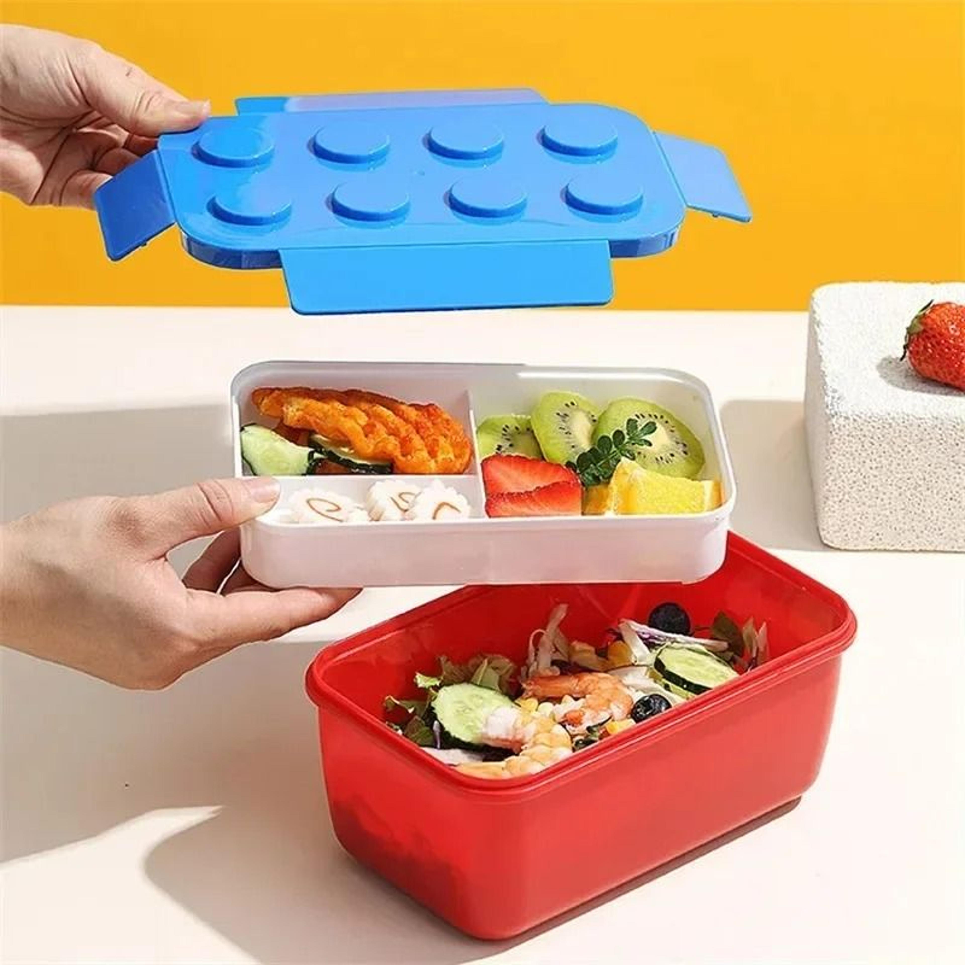 Playful Building Block Stackable Bento Box 1