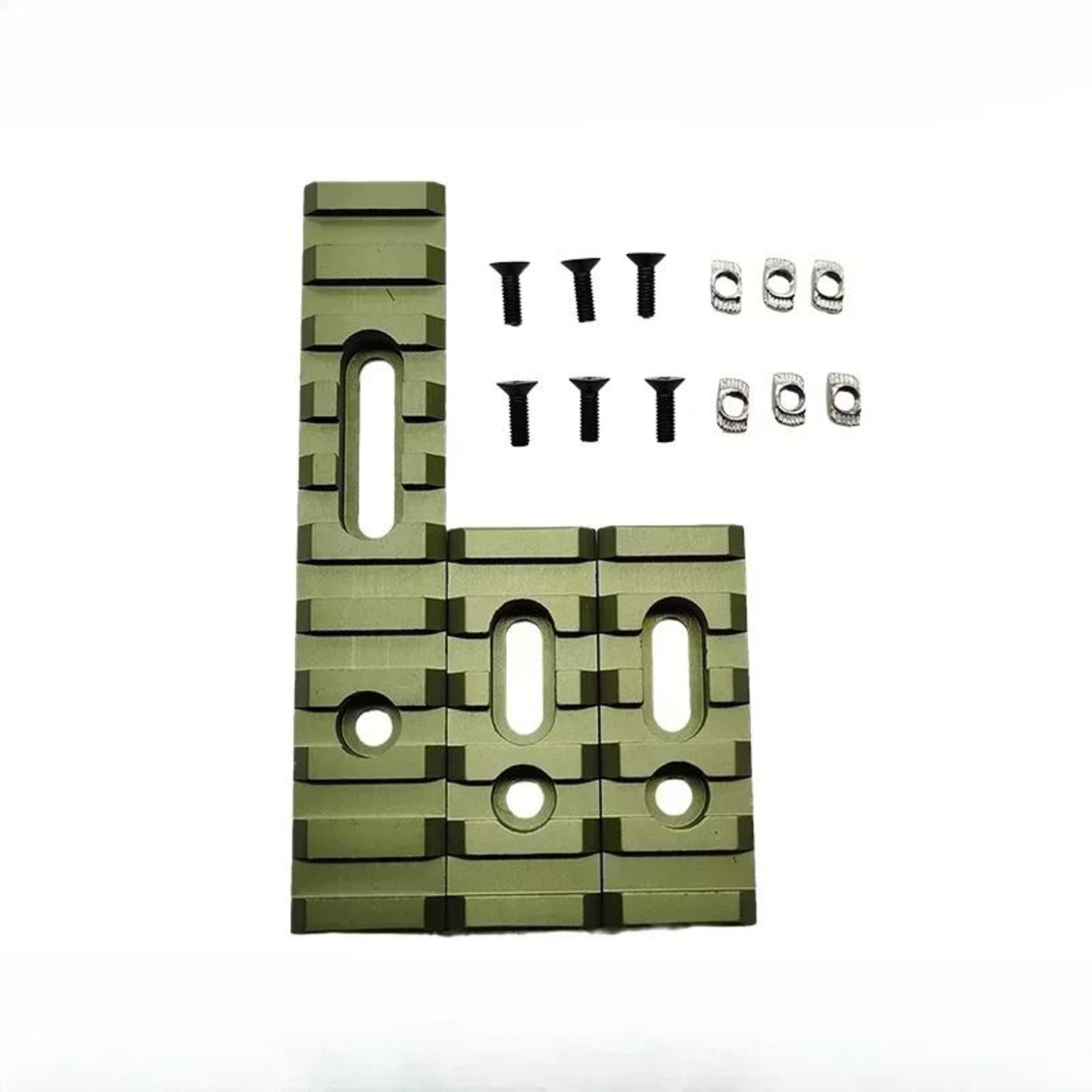 Aluminum Tactical Helmet Rail Mount Adapter Set 12