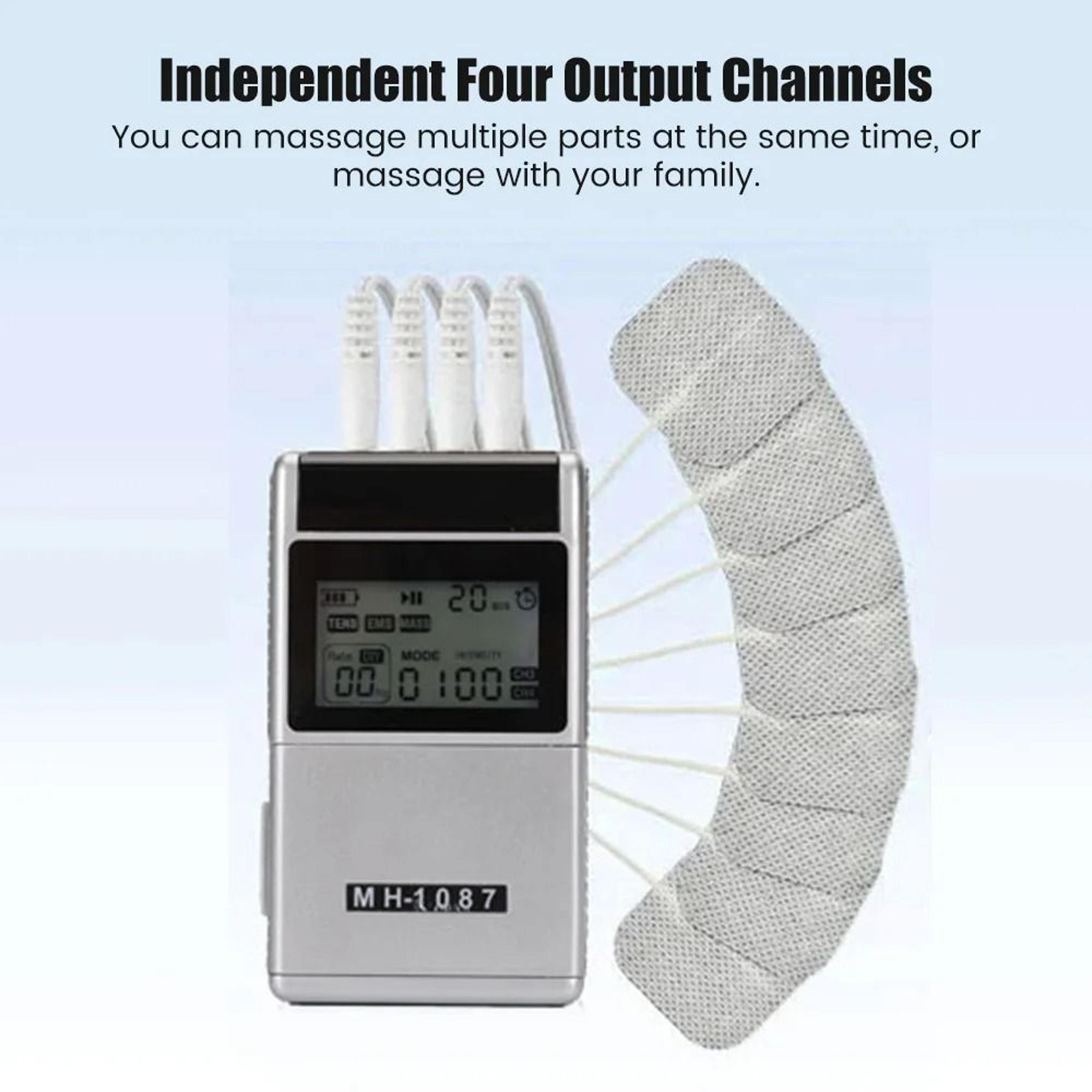 Professional Dual Channel TENS And EMS Pulse Therapy System 3