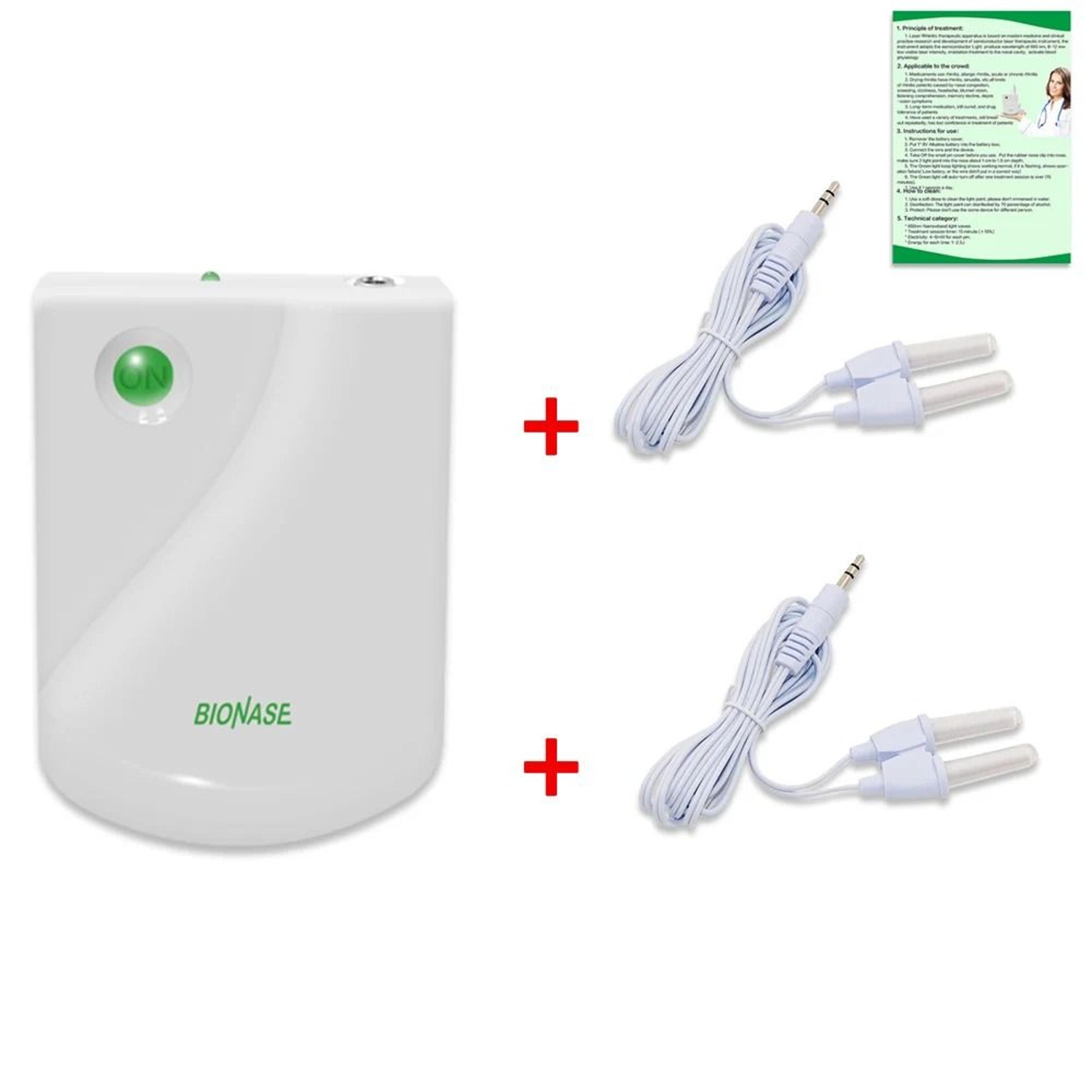 Dual Action Sinus Relief And Nasal Light Therapy System 10