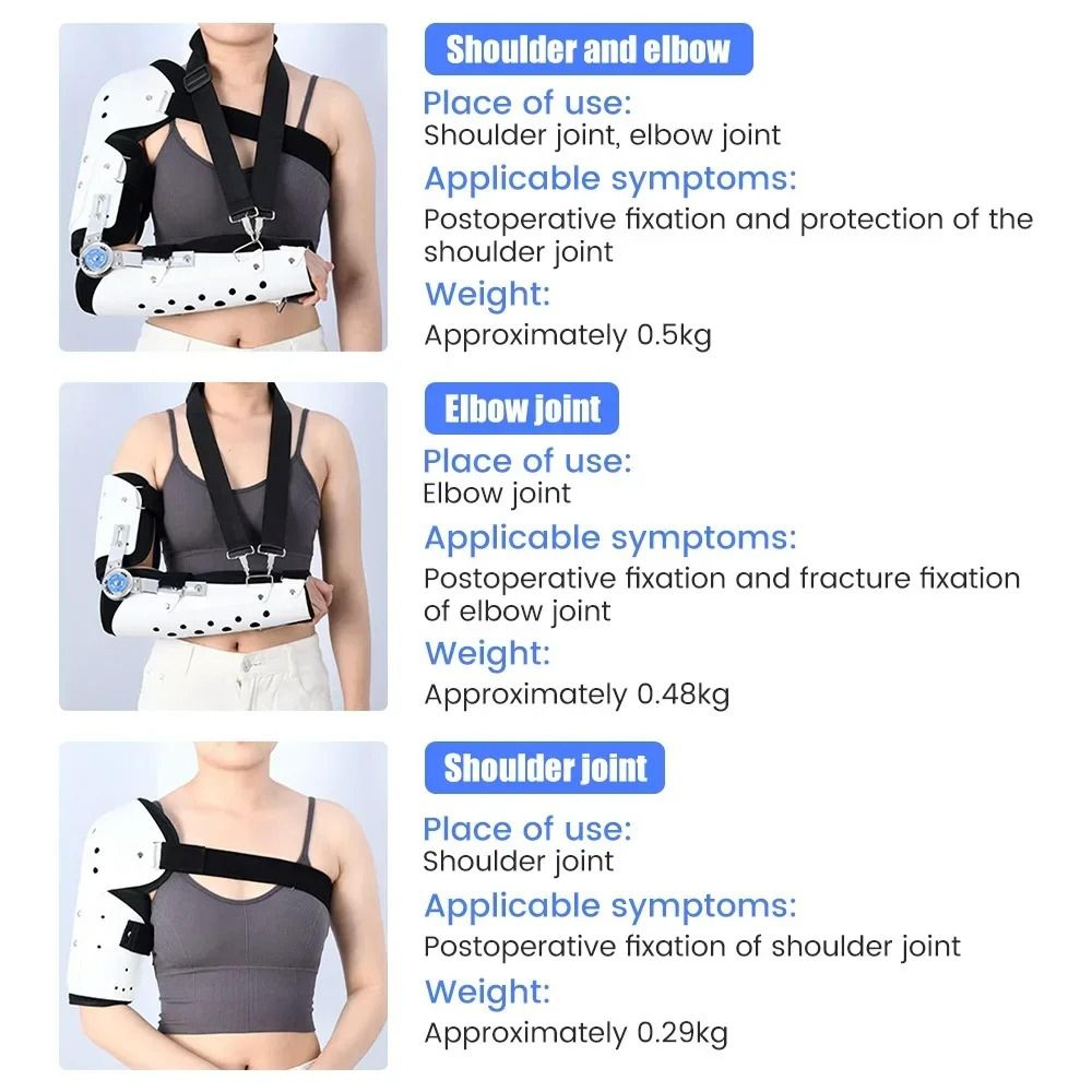 Medical Grade Adjustable Shoulder Abduction Support System 4