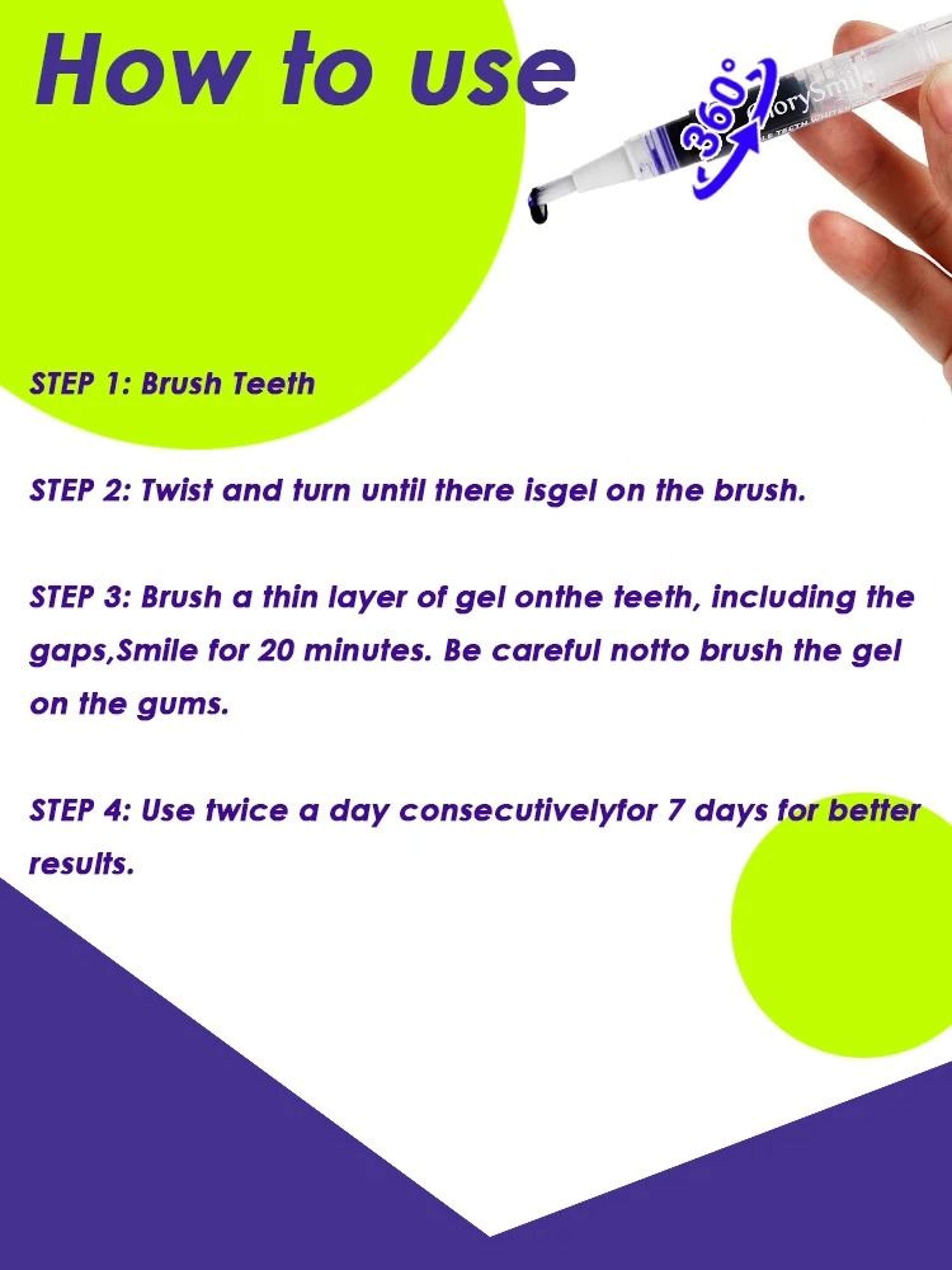 Purple Precision Color Correcting Teeth Whitening Pen 4