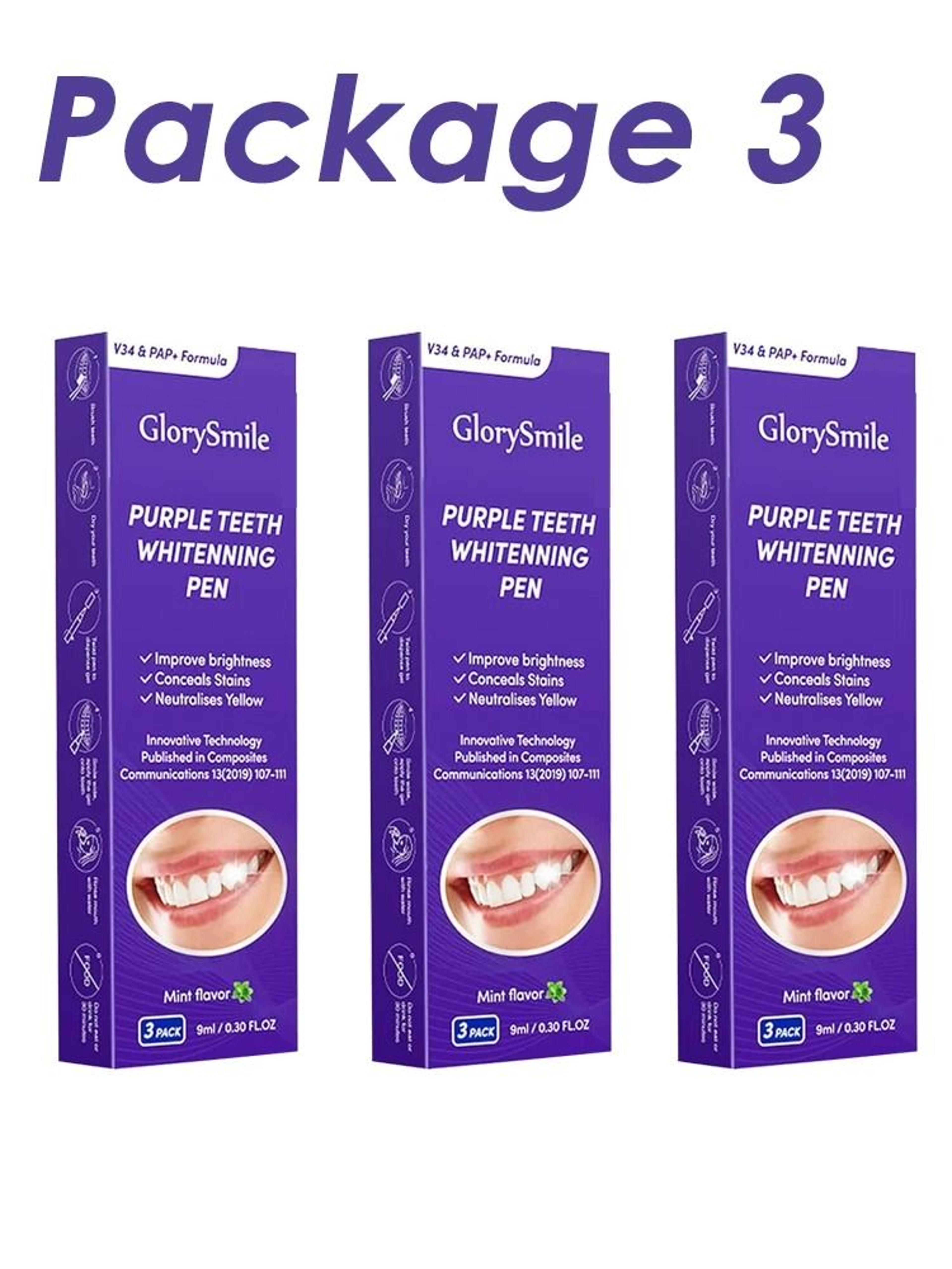 Purple Precision Color Correcting Teeth Whitening Pen 8