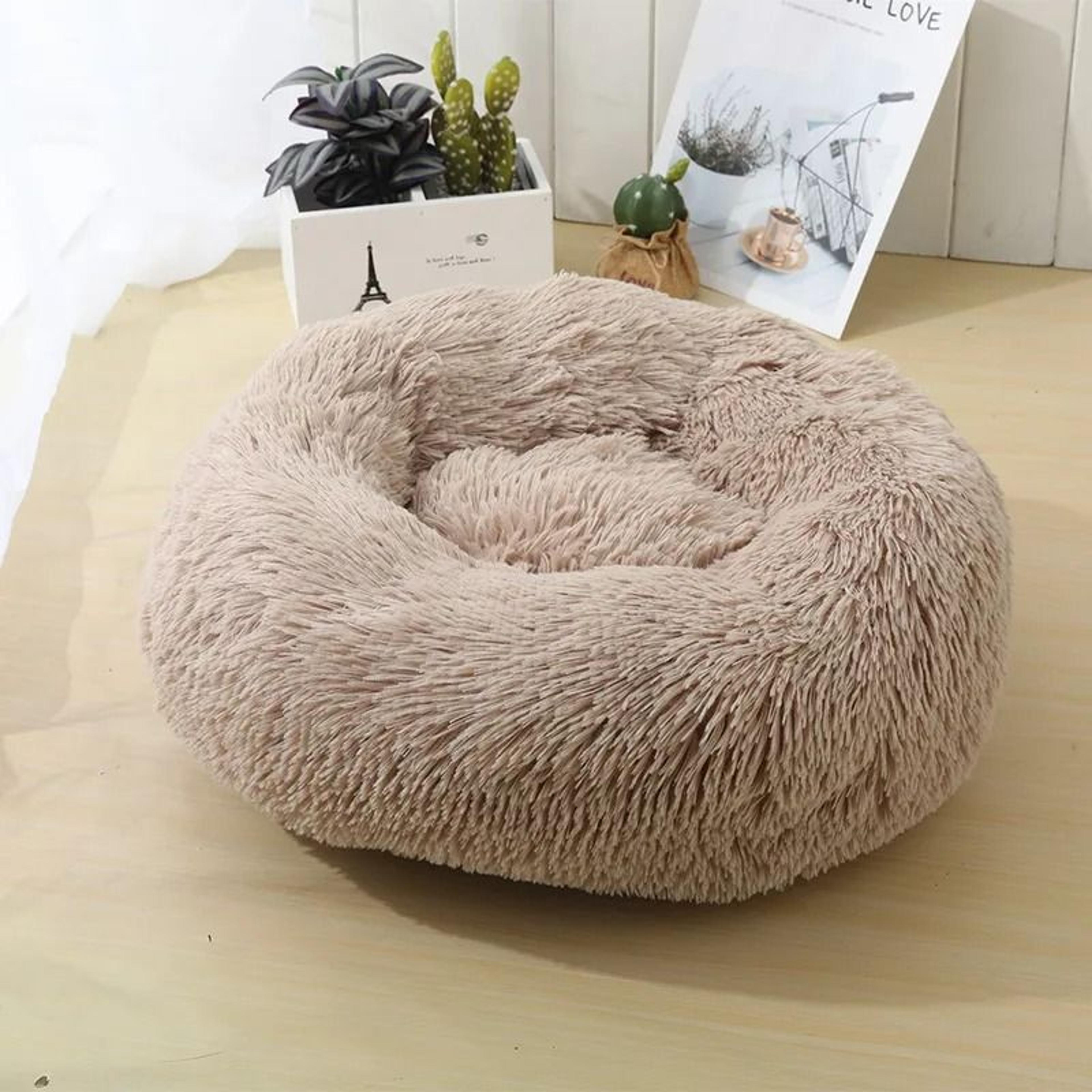 Premium Round Long Plush Pet Sanctuary 6