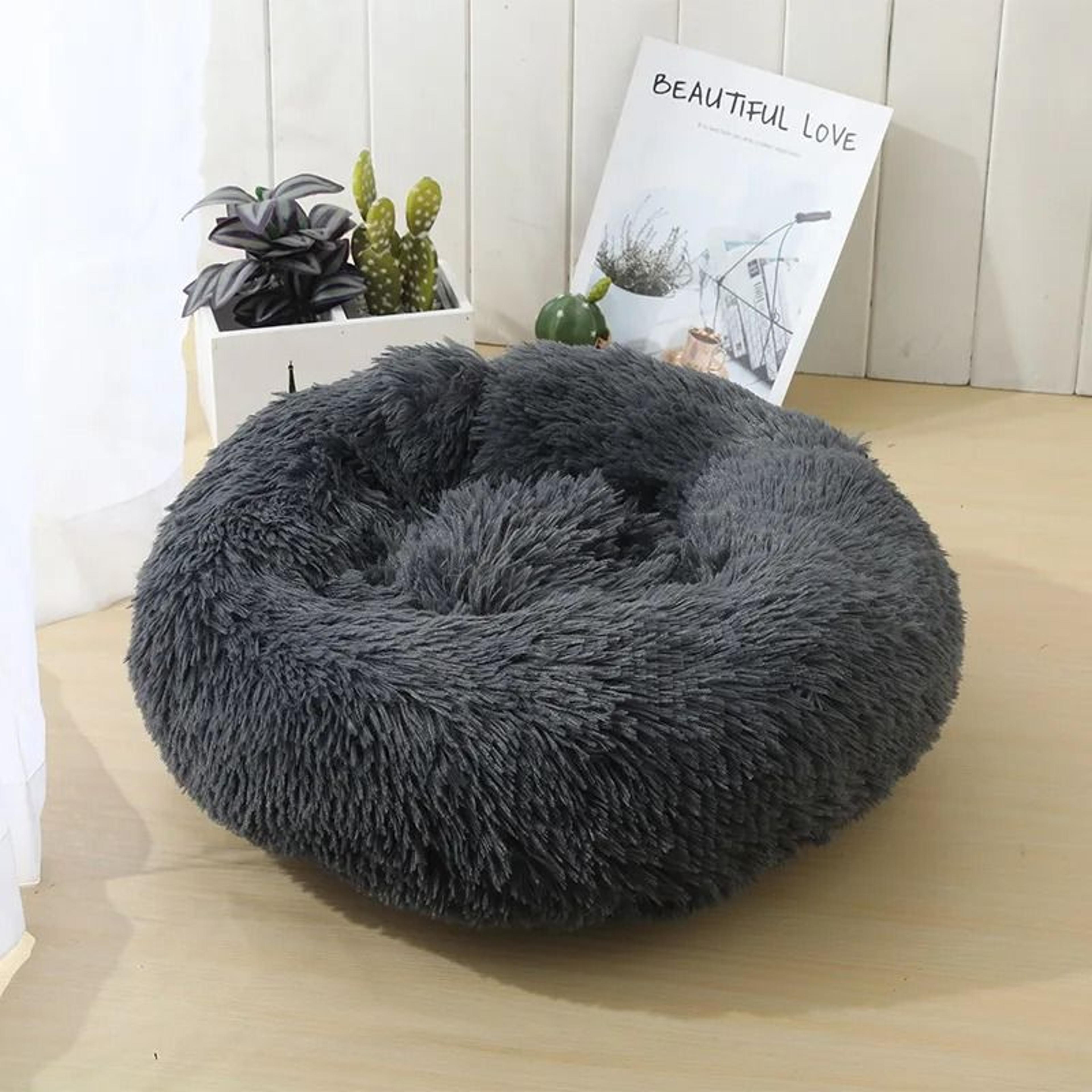 Premium Round Long Plush Pet Sanctuary 11