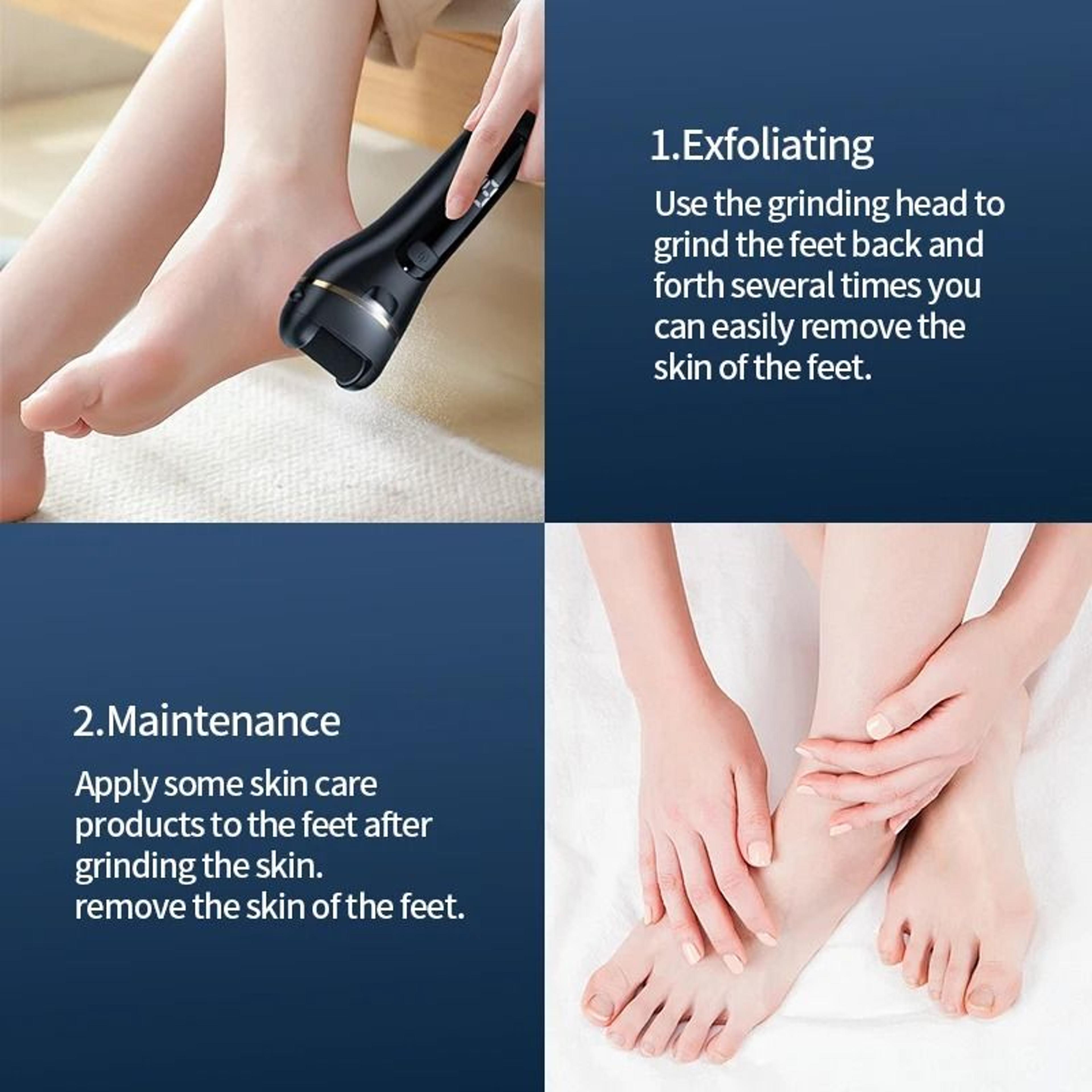 USB Powered Rechargeable Electric Foot Grinder 3