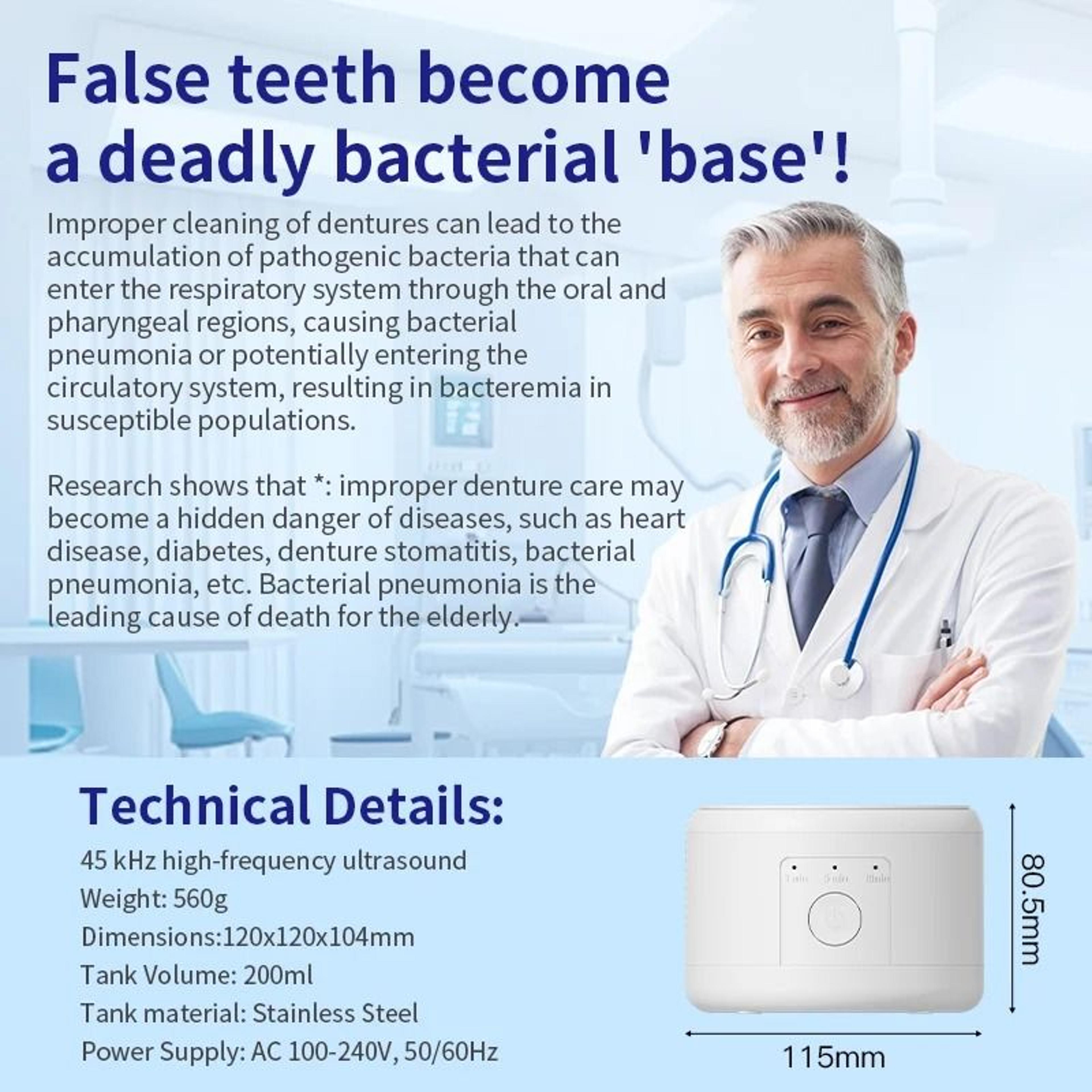 Portable High Frequency Vibration Dental And Jewelry Cleaning Machine 3