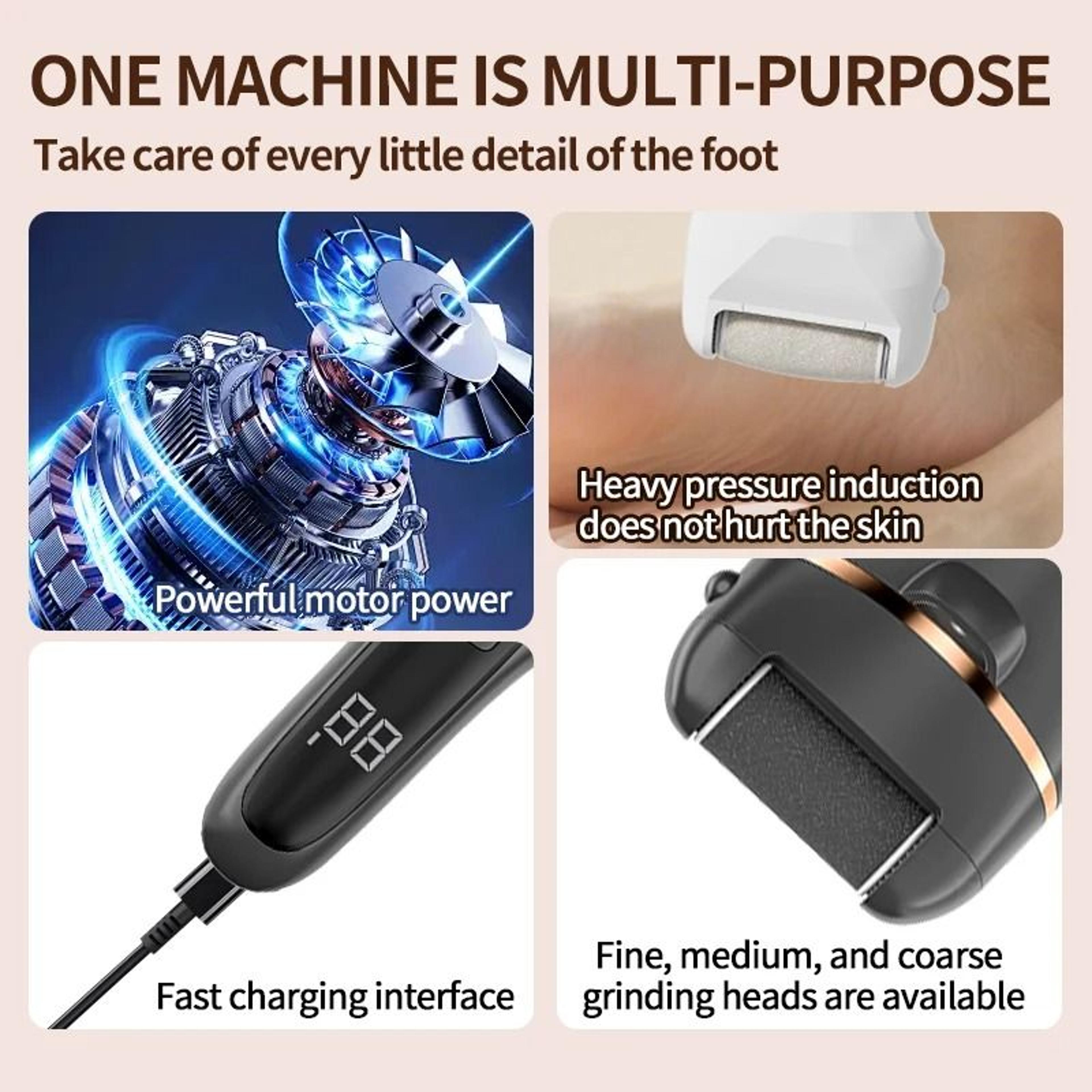 Professional Electric Foot File And Callus Remover 4