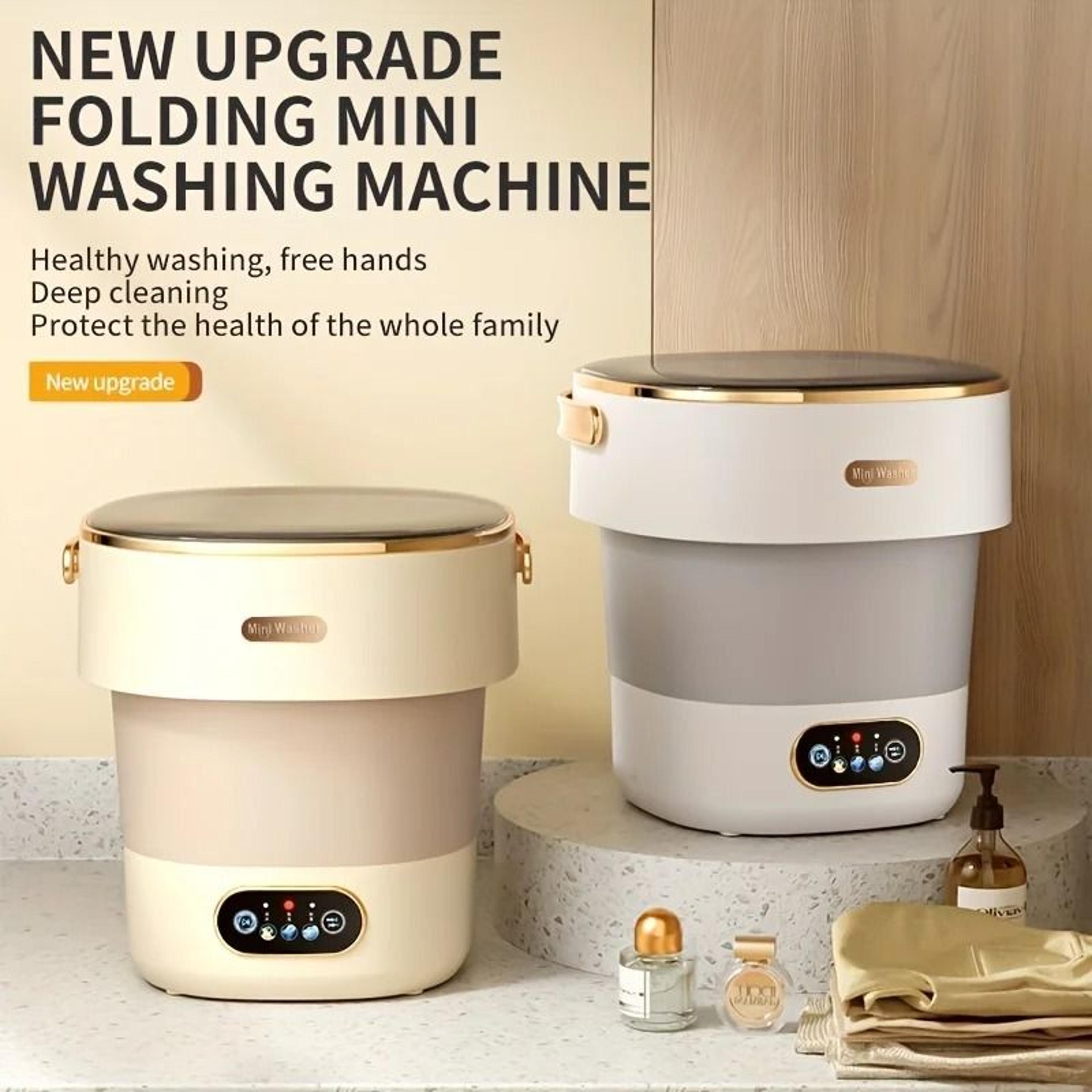 Travel Ready Collapsible 15L Washer  Spin Dryer 5