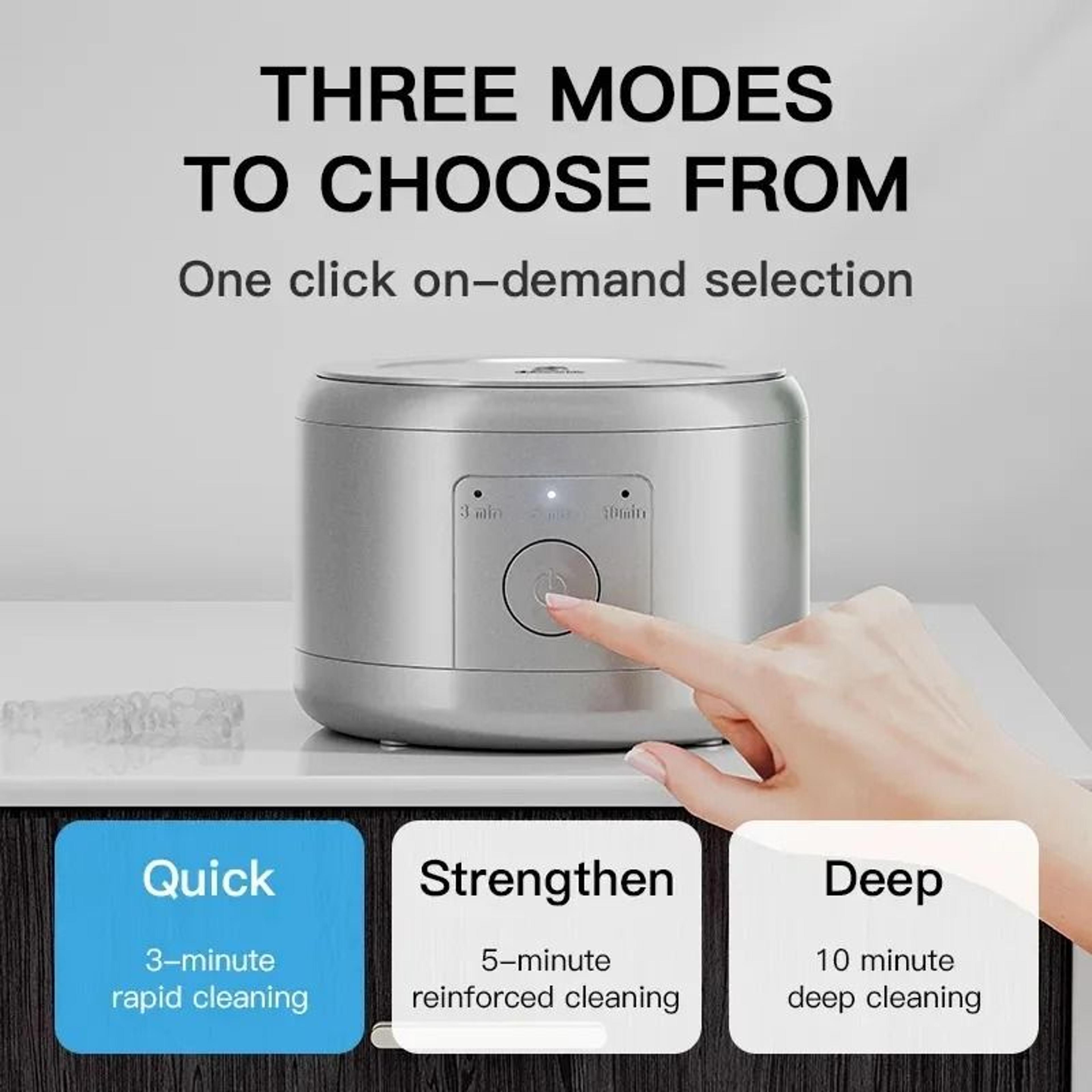 USB Rechargeable 50KHz High Frequency Professional Ultrasonic Cleaner 1