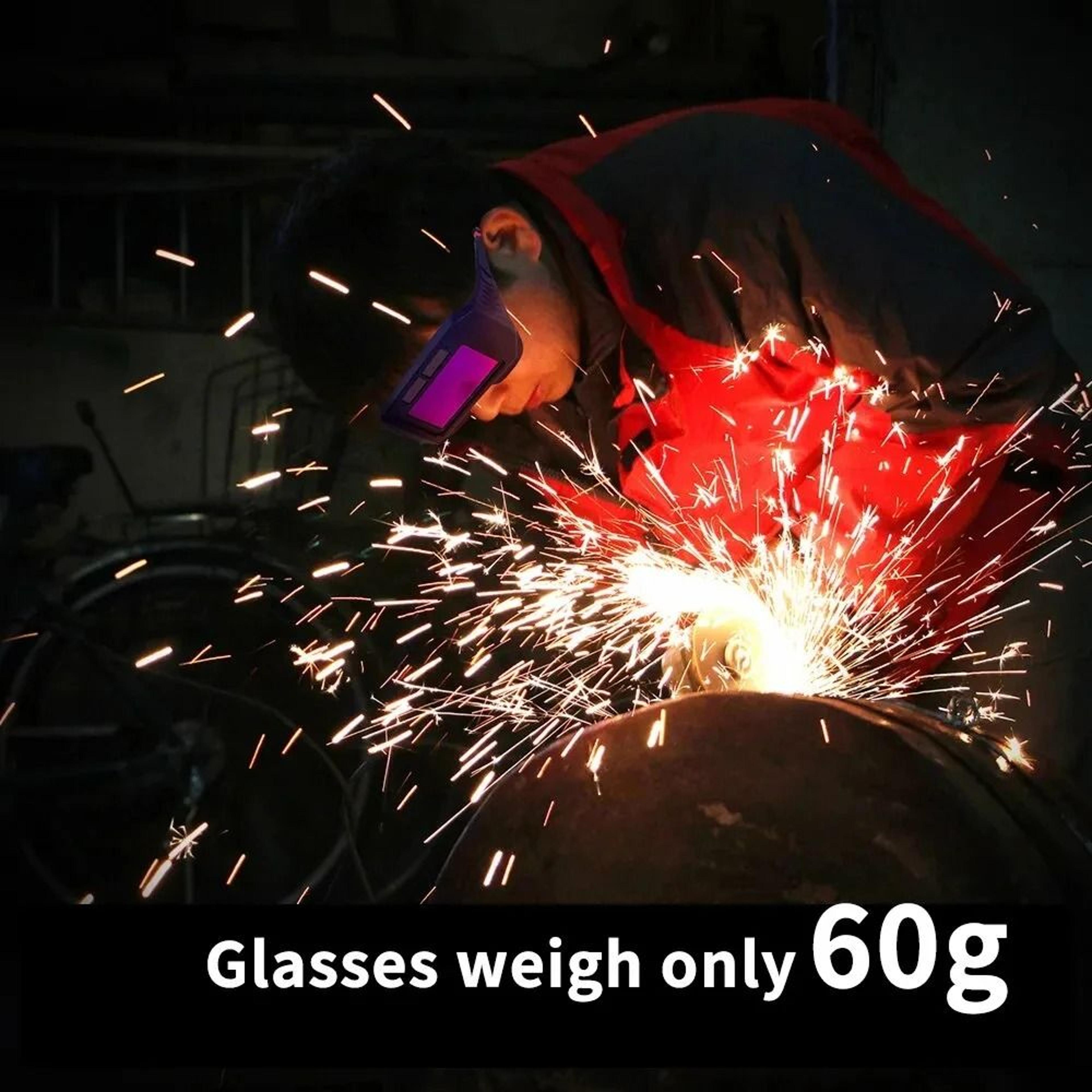 Solar Powered Auto Darkening Welding Goggles 3
