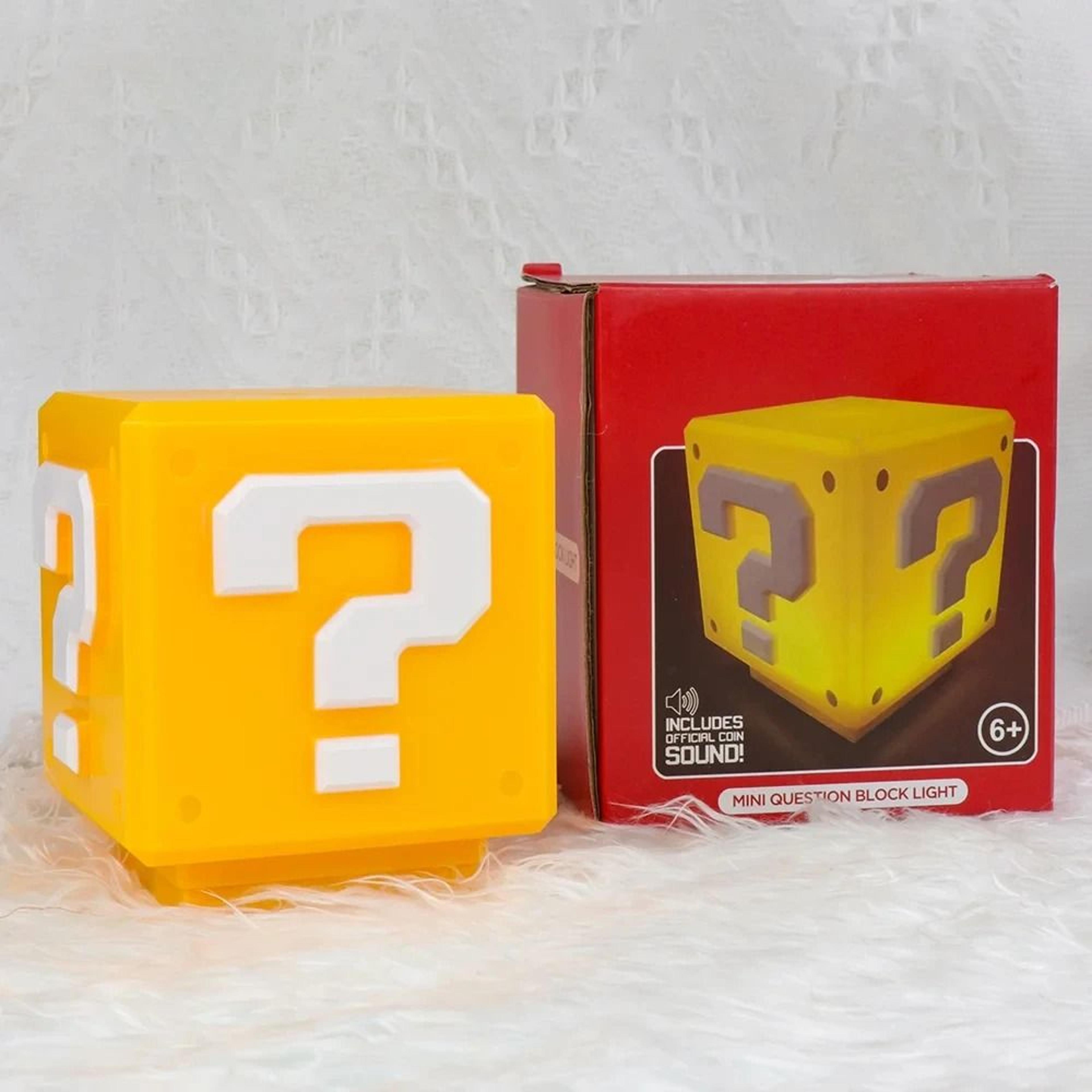 Interactive Question Mark Block Night Light With Music 6