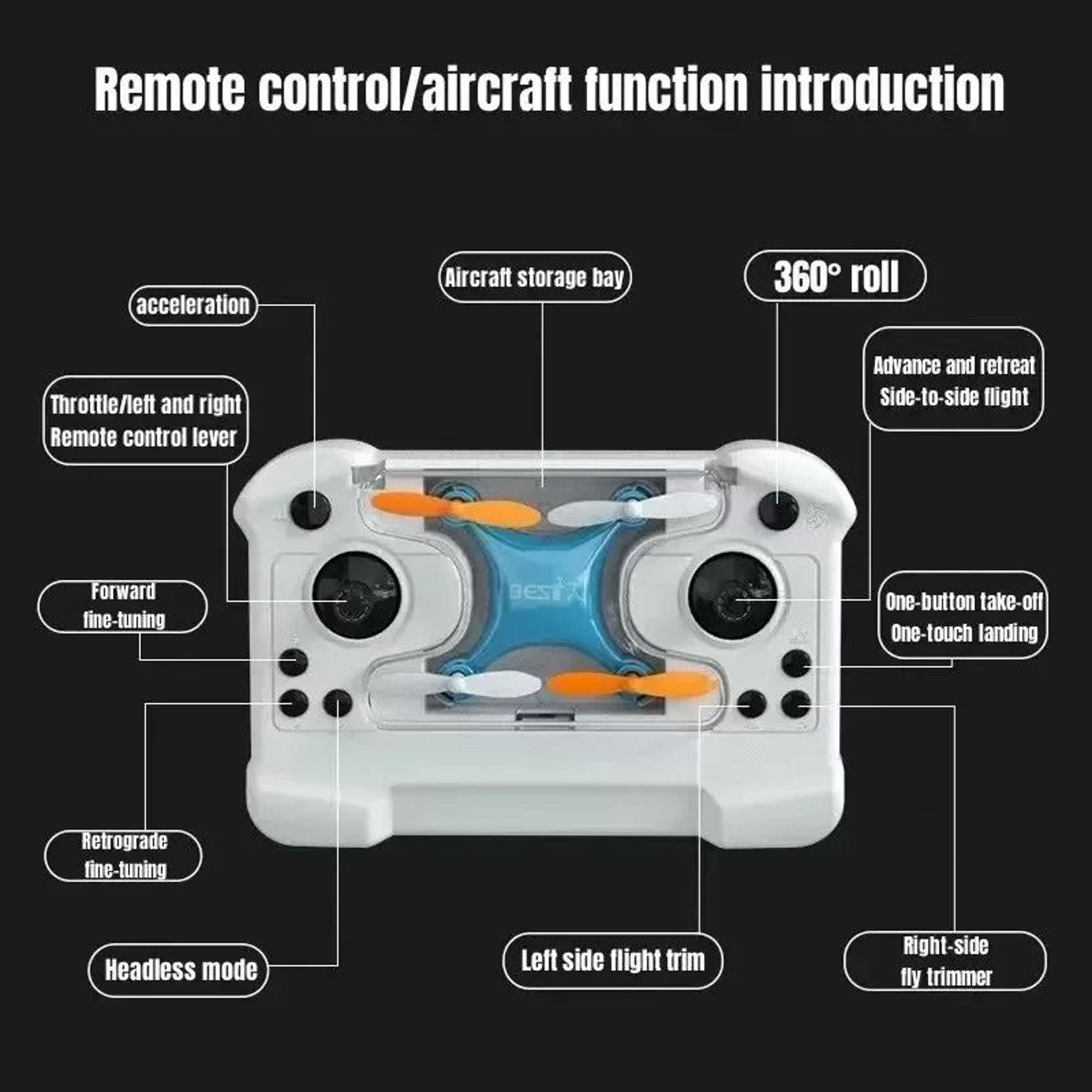 Mini High Stability Remote Control Quadcopter Drone 3