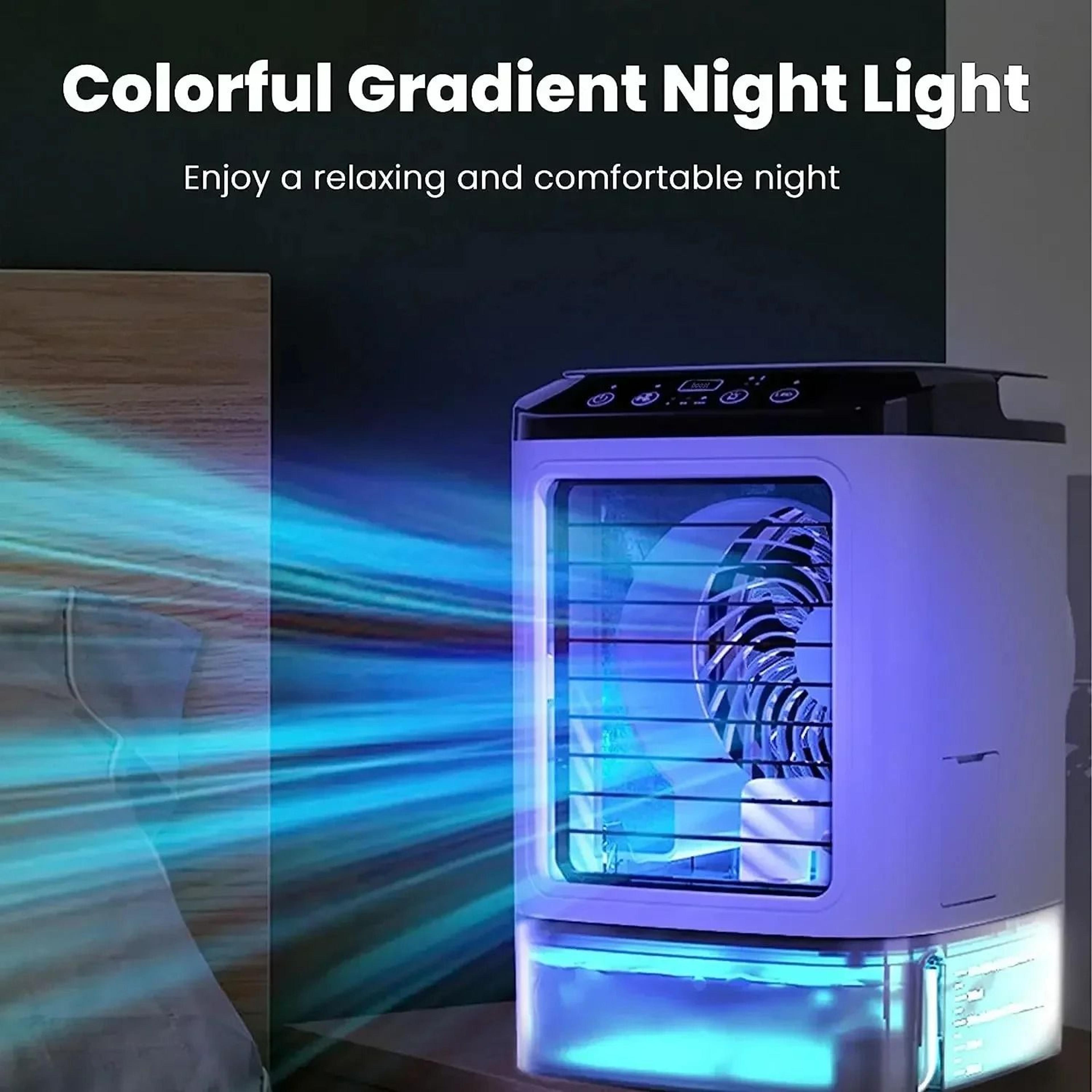 Portable Desktop Dual Spray Air Cooler And Ultrasonic Humidifier 3