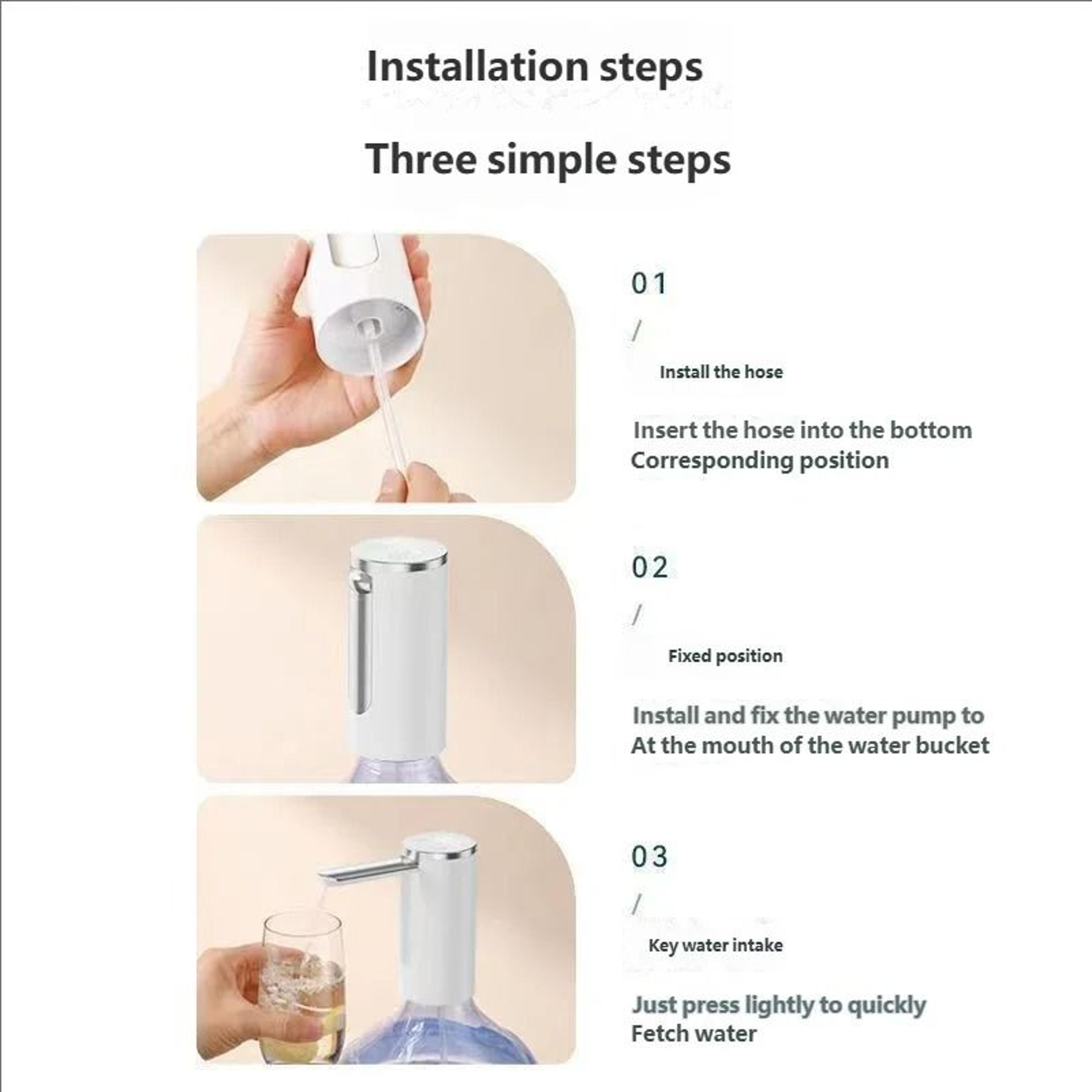 Smart Quantitative Electric Water Bottle Pump 4