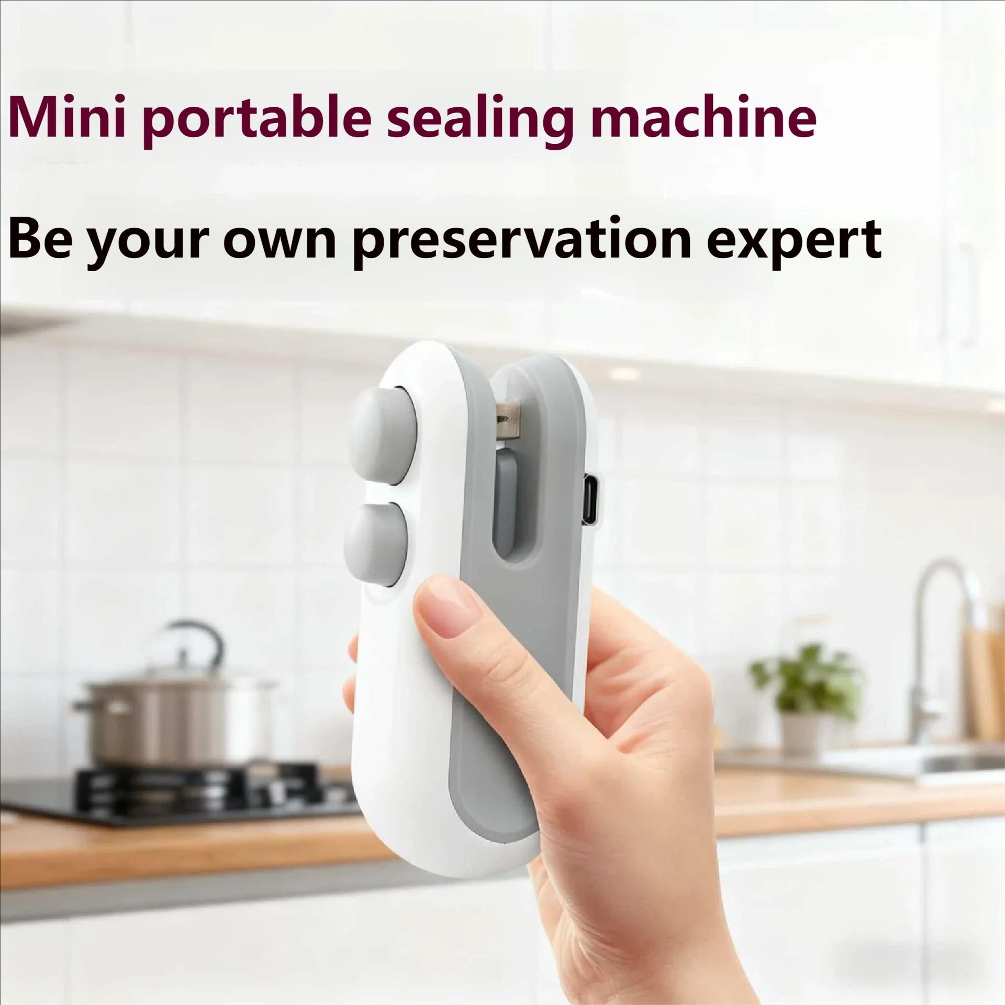 Professional Compact USB Rechargeable Handheld Heat Sealer 1