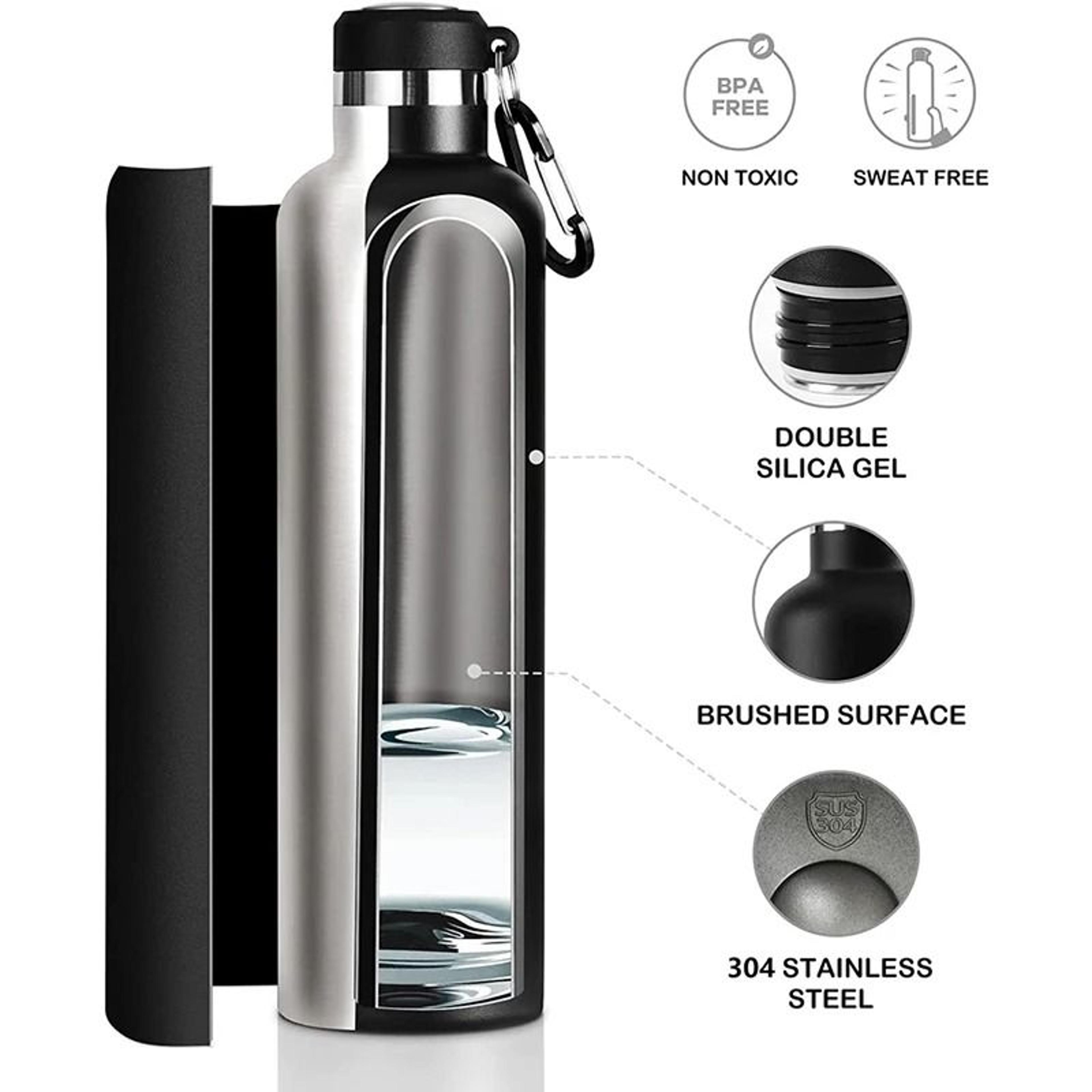rugged explorer 33.8 oz vacuum insulated sports flask
