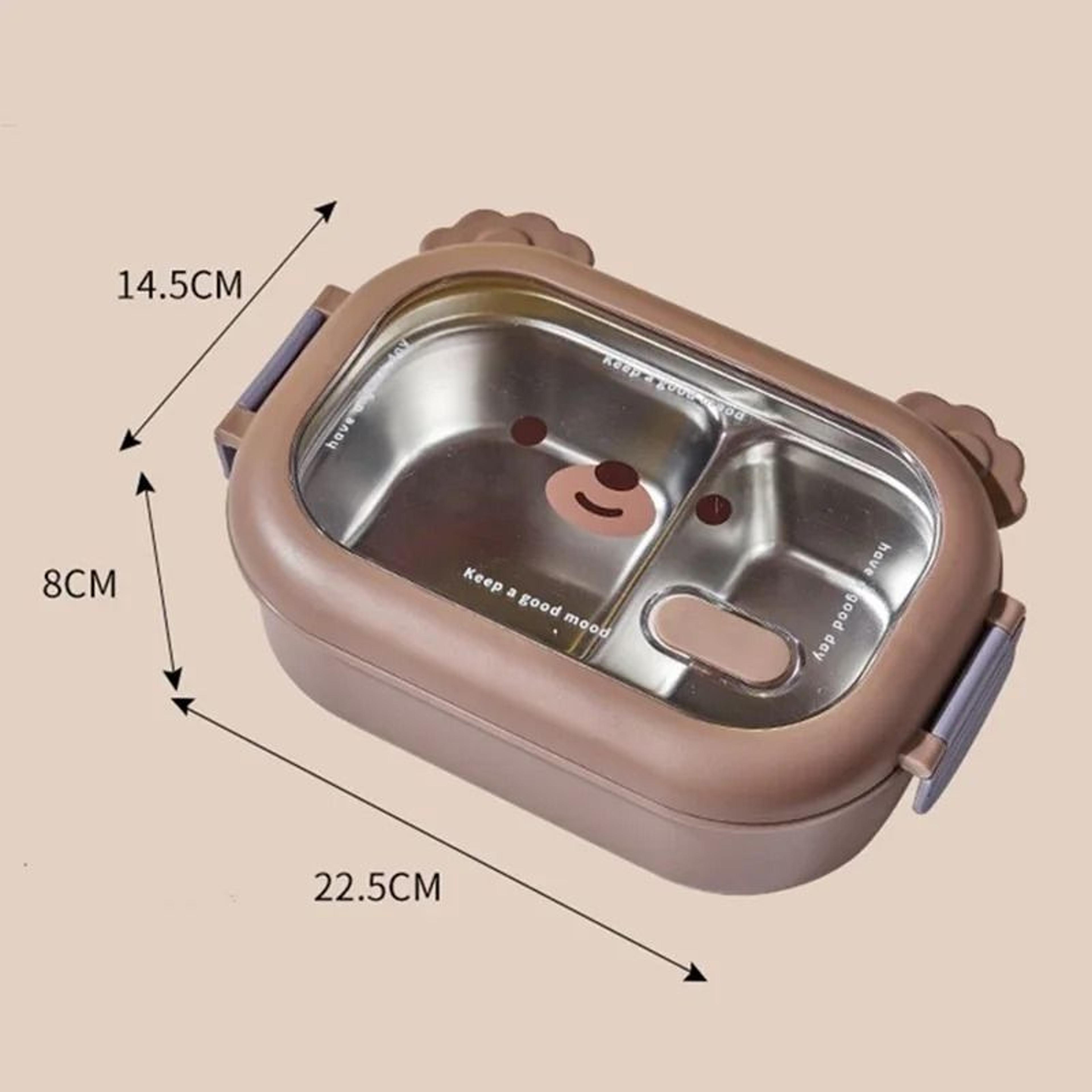 Whimsical BearShaped Stainless Steel Bento System 5