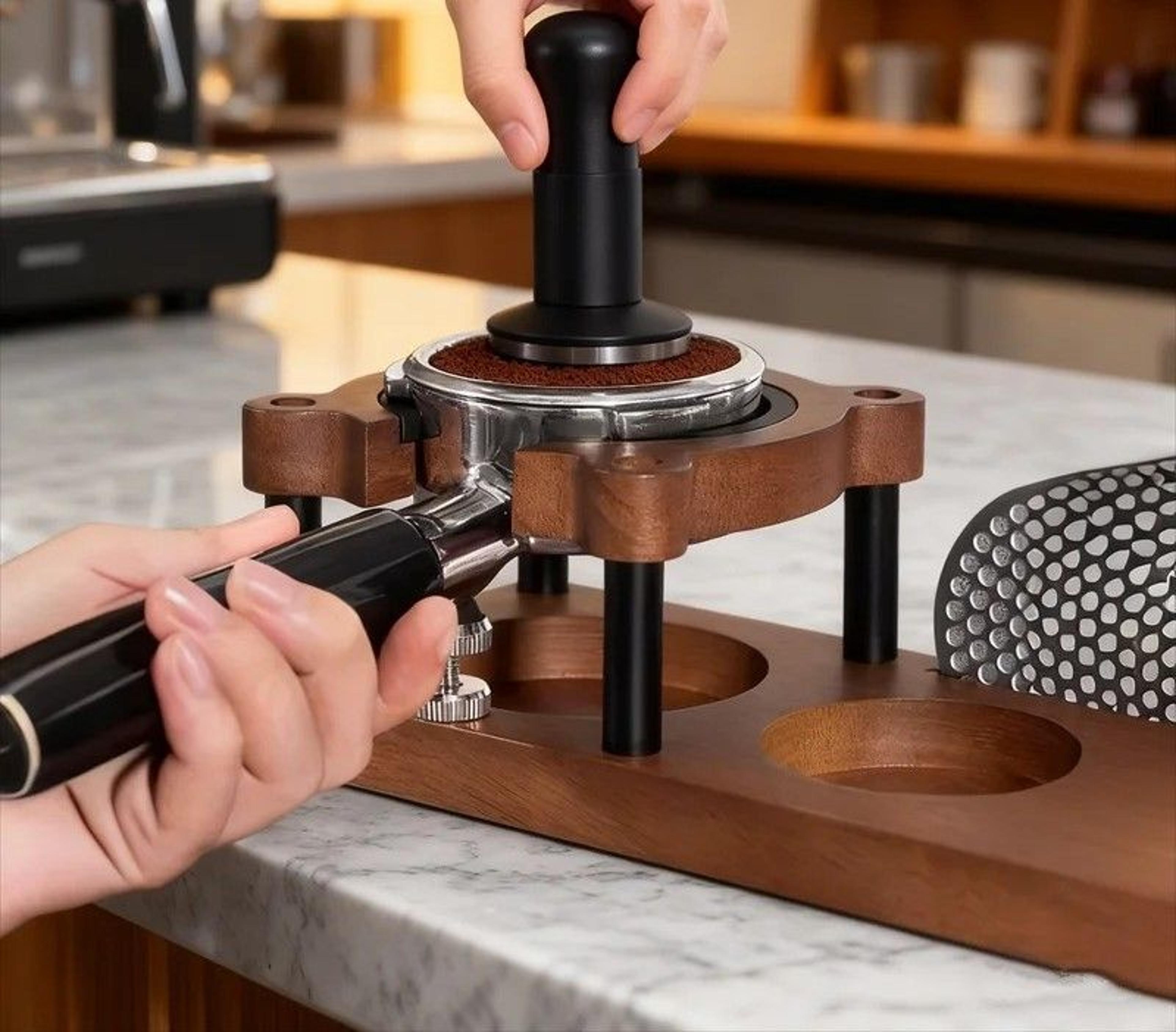Solid Wood Coffee Tamper  Tool Station 2