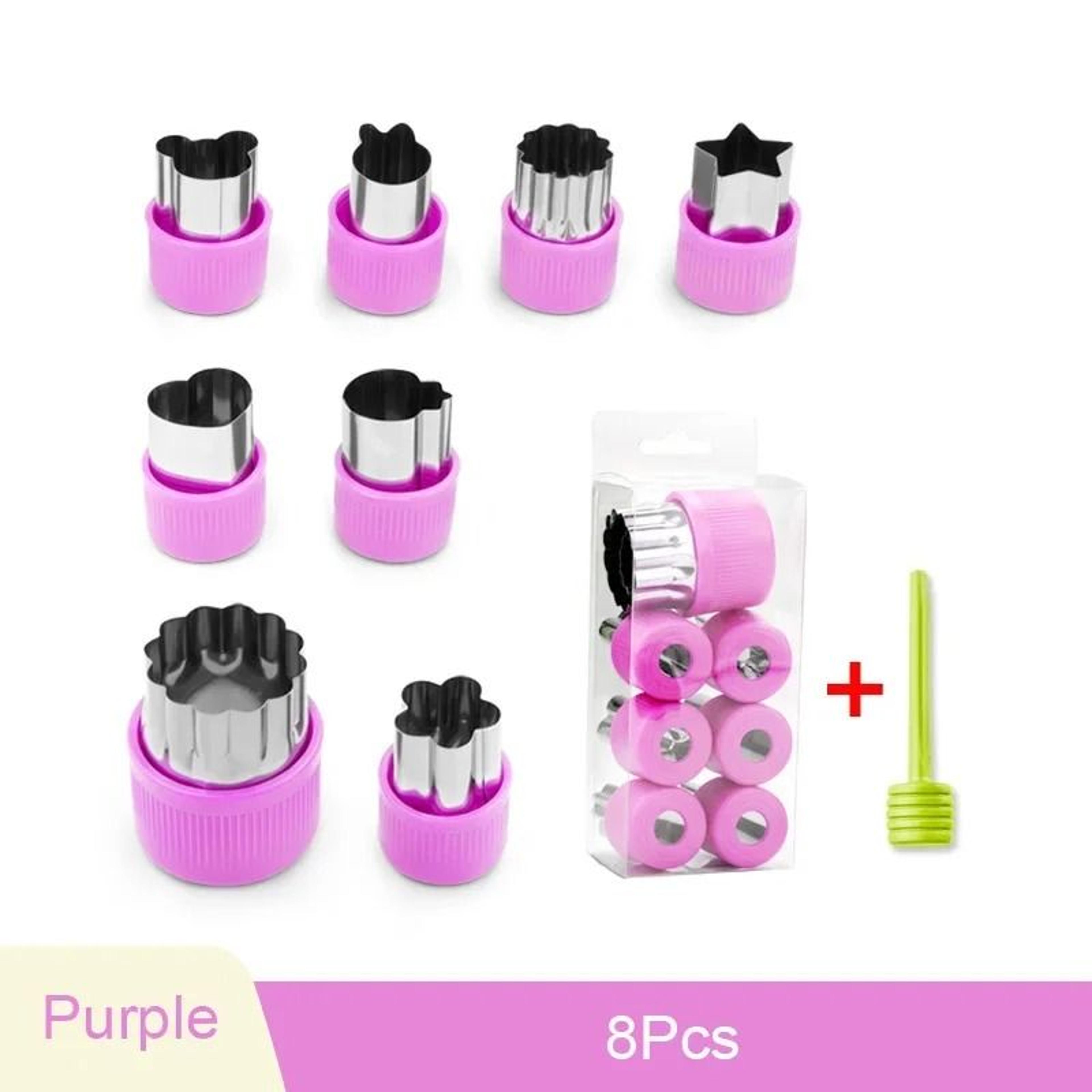 Stainless Steel Decorative Fruit And Vegetable Cutter Set 6