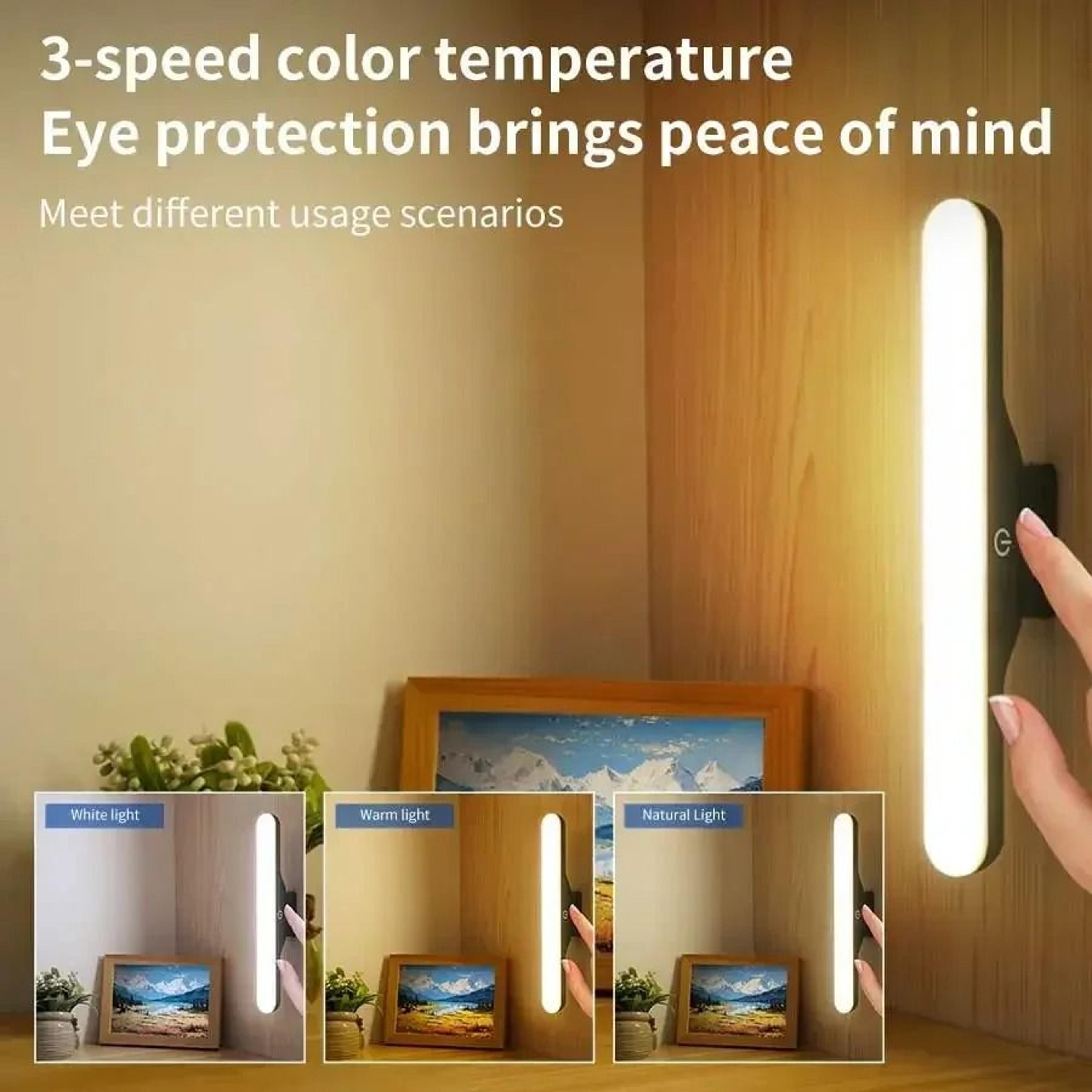 LED Makeup Mirror Light USB Rechargeable Stepless Dimming Magnetic Vanity Lamp 1