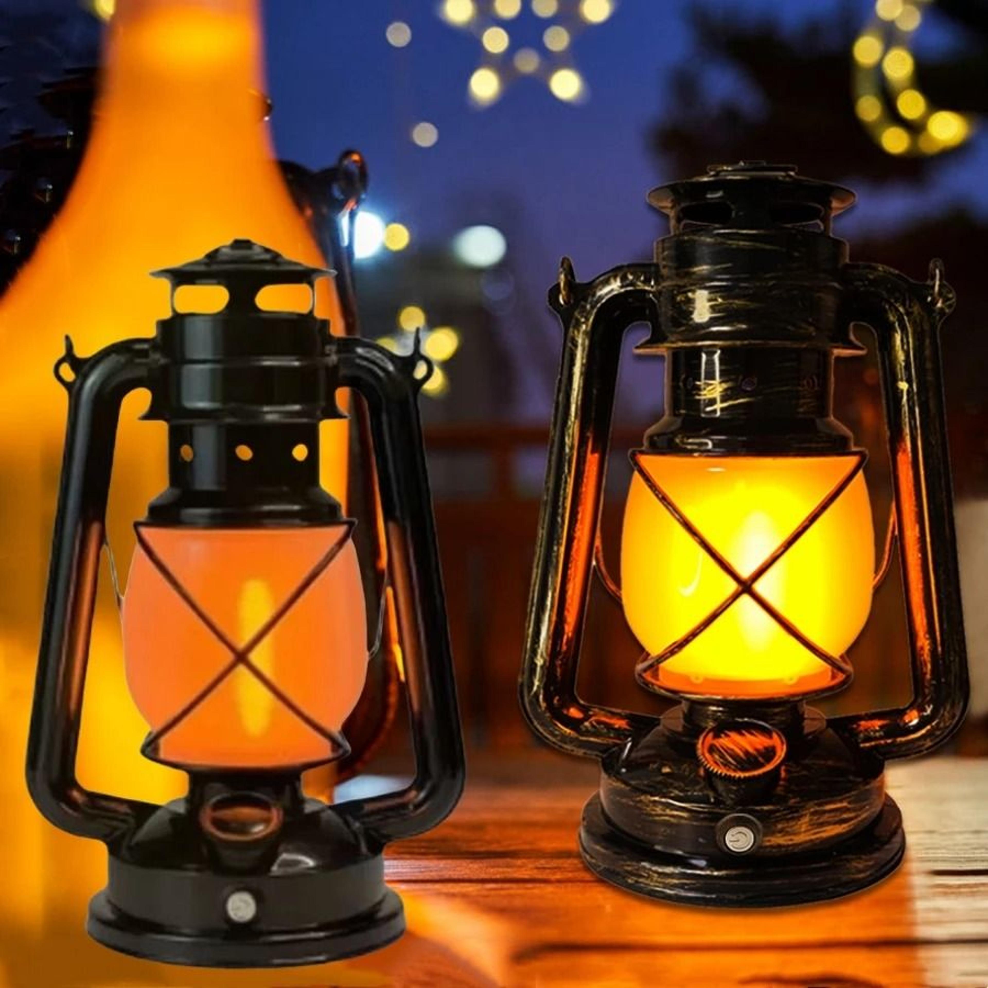 retro led horse lantern lamp rechargeable portable tent light