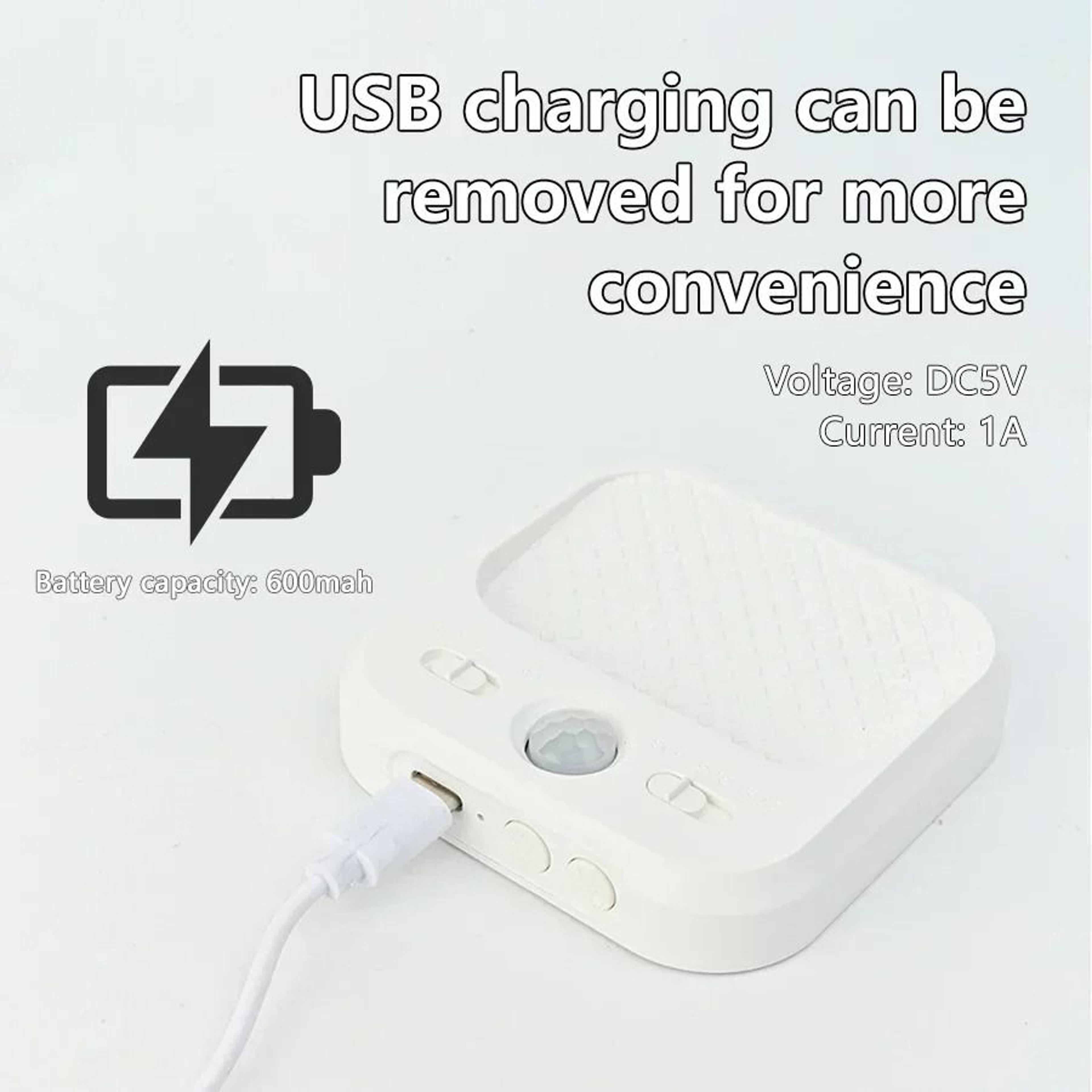 Motion Sensor LED Night Light Rechargeable Wireless Cabinet Lamp 4