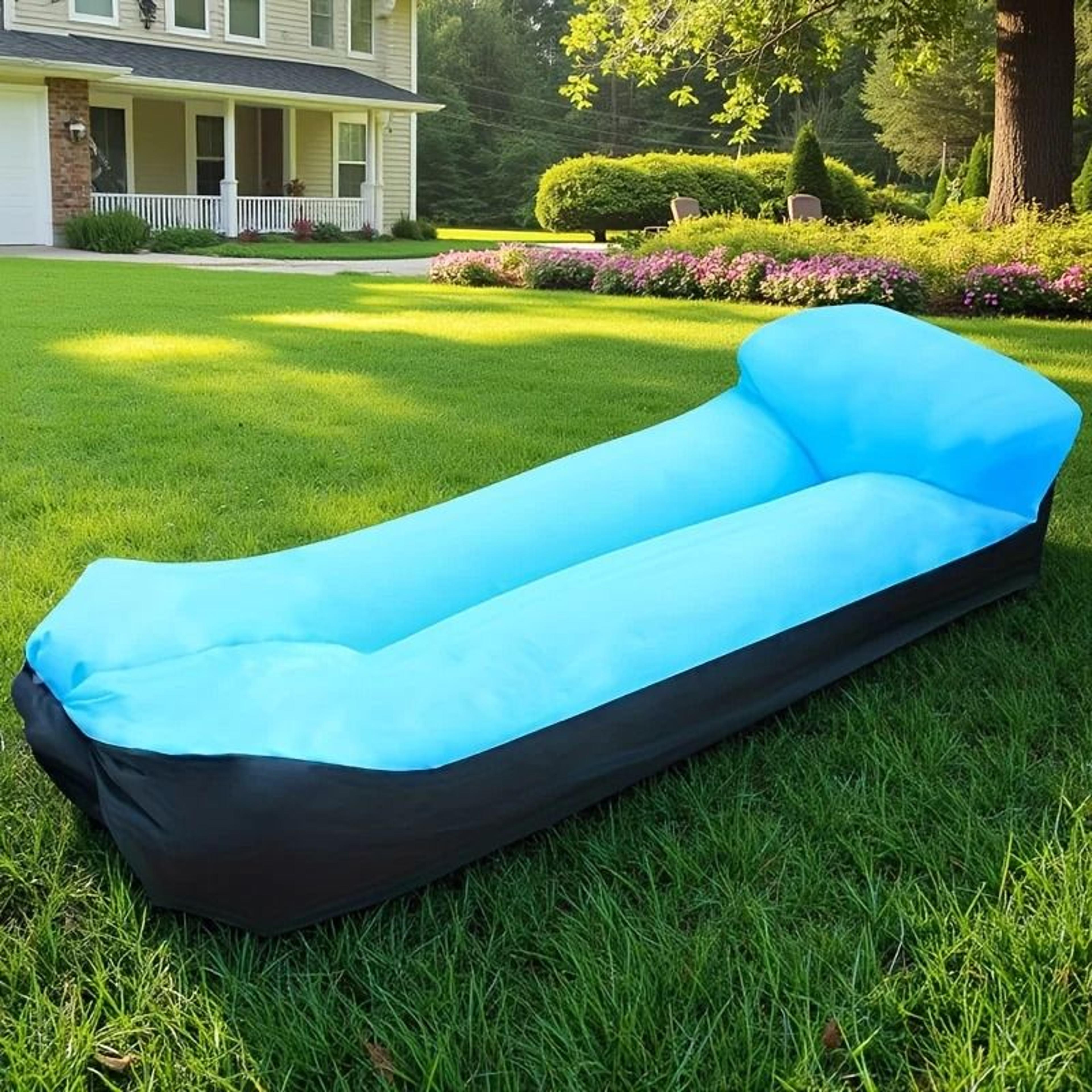 Portable Outdoor Inflatable Lounger And Folding Camping Sofa 1