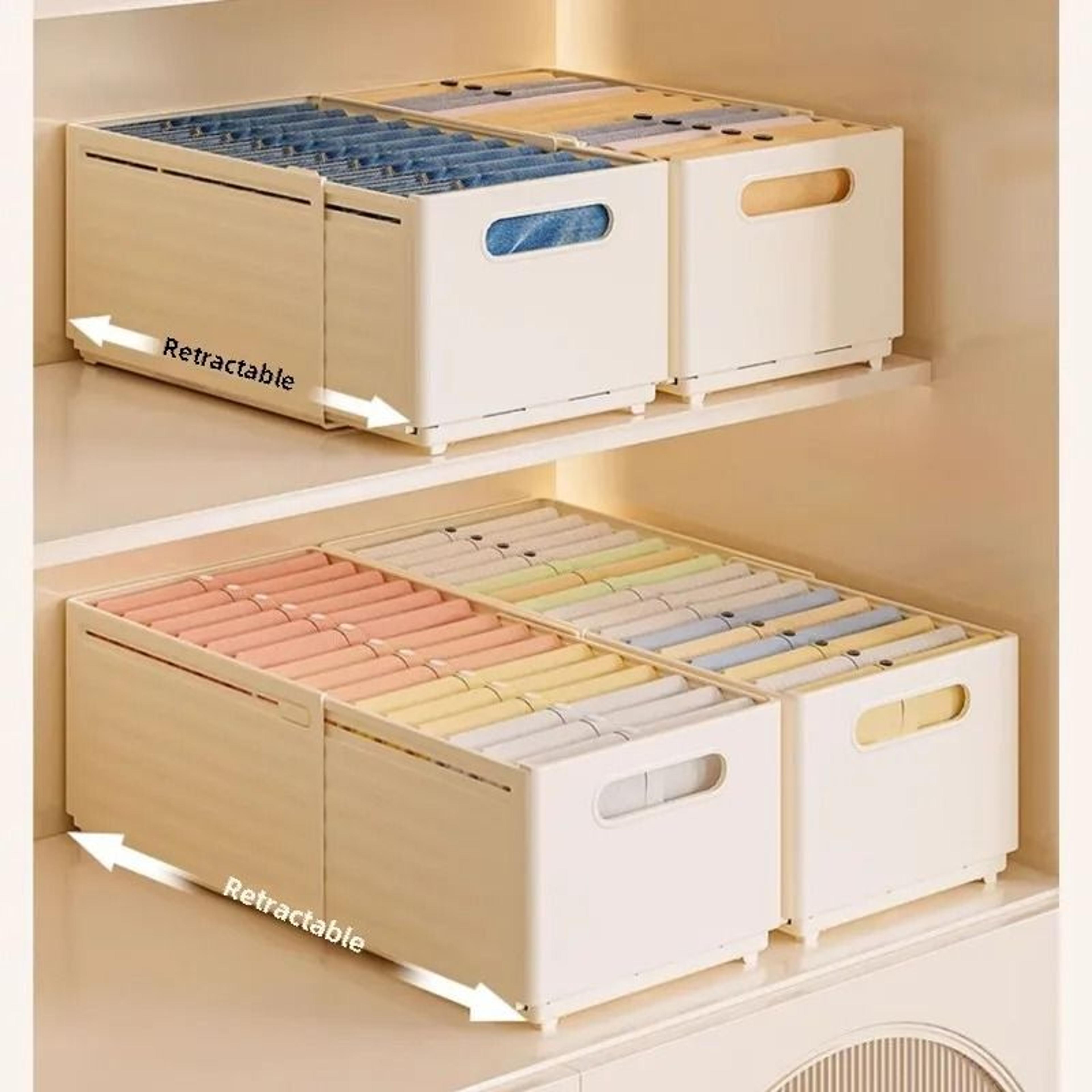 Adjustable Retractable Wardrobe And Closet Storage Organizer 1