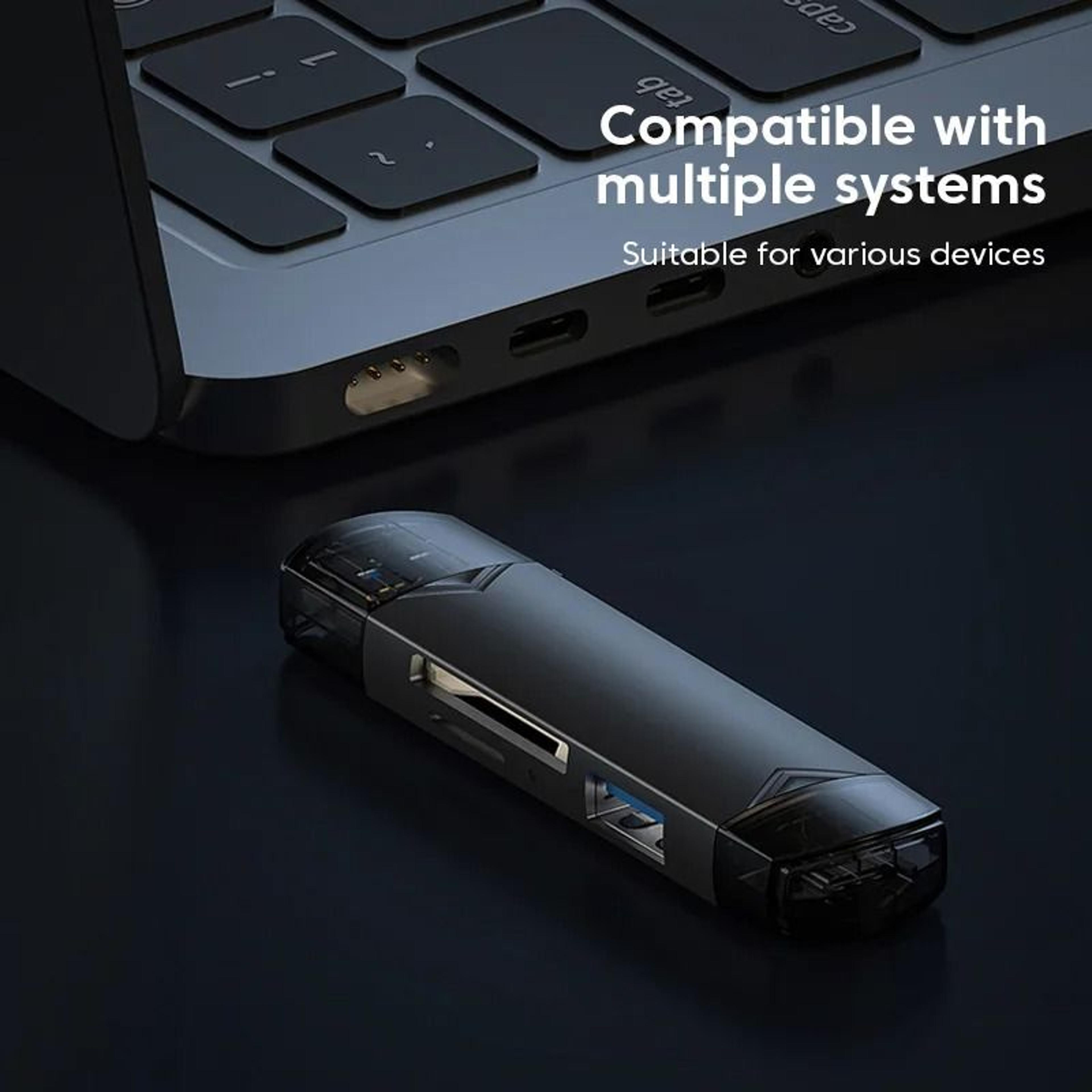 6 In 1 Multi Function Universal Memory Card Reader 5