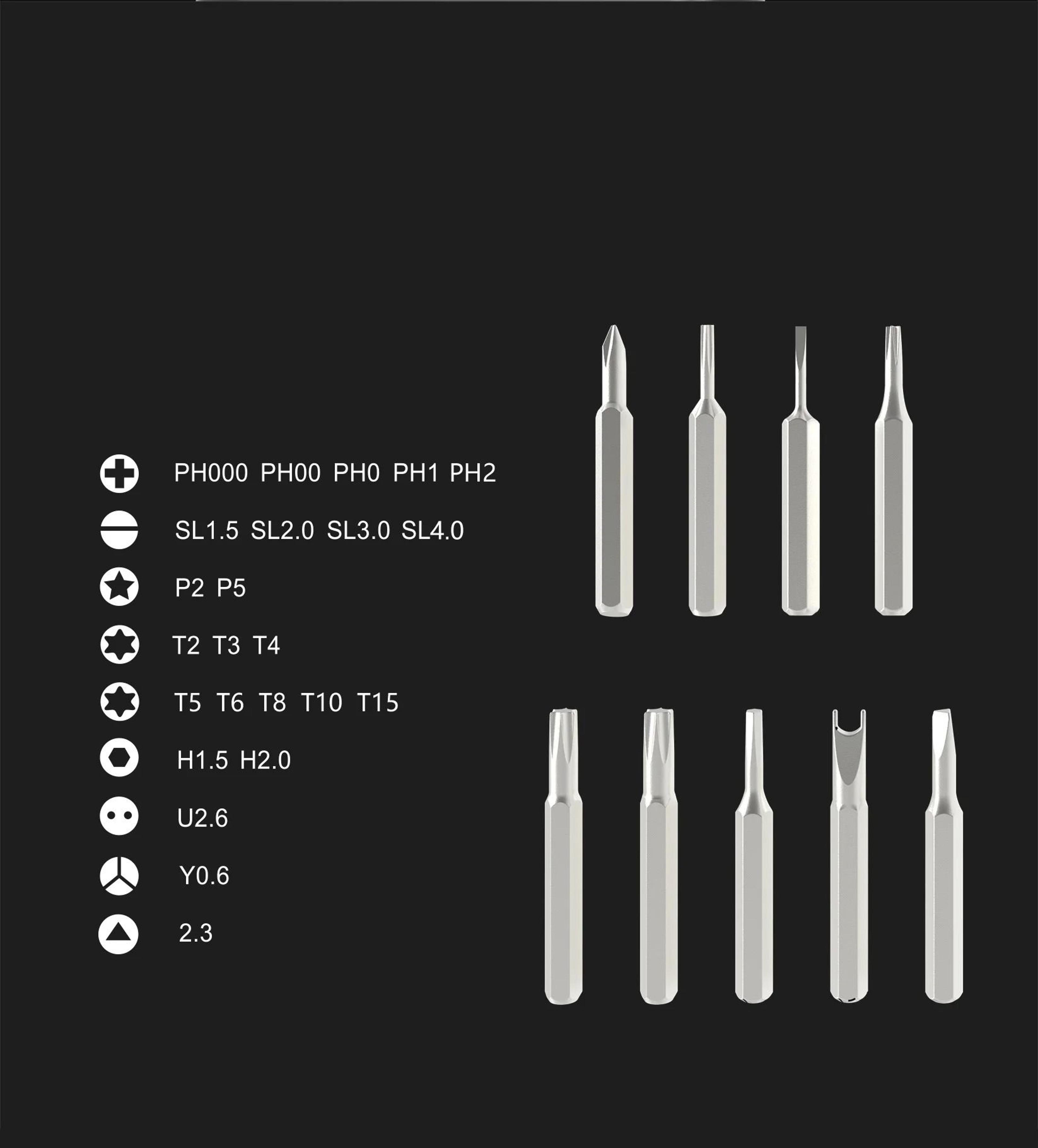 25 In 1 Precision Magnetic Screwdriver Repair Set 2