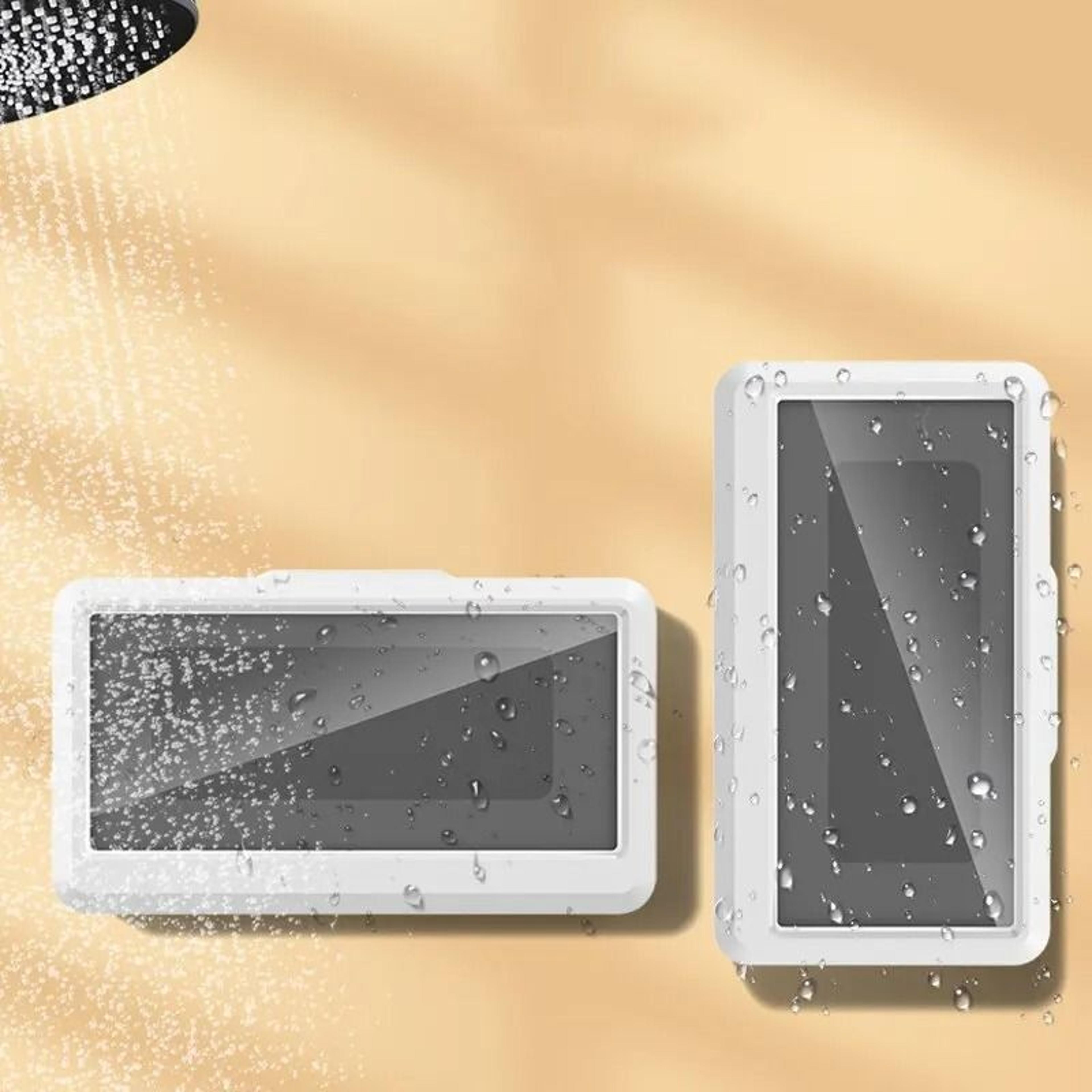 Universal Waterproof Anti Fog Shower Phone Holder 4