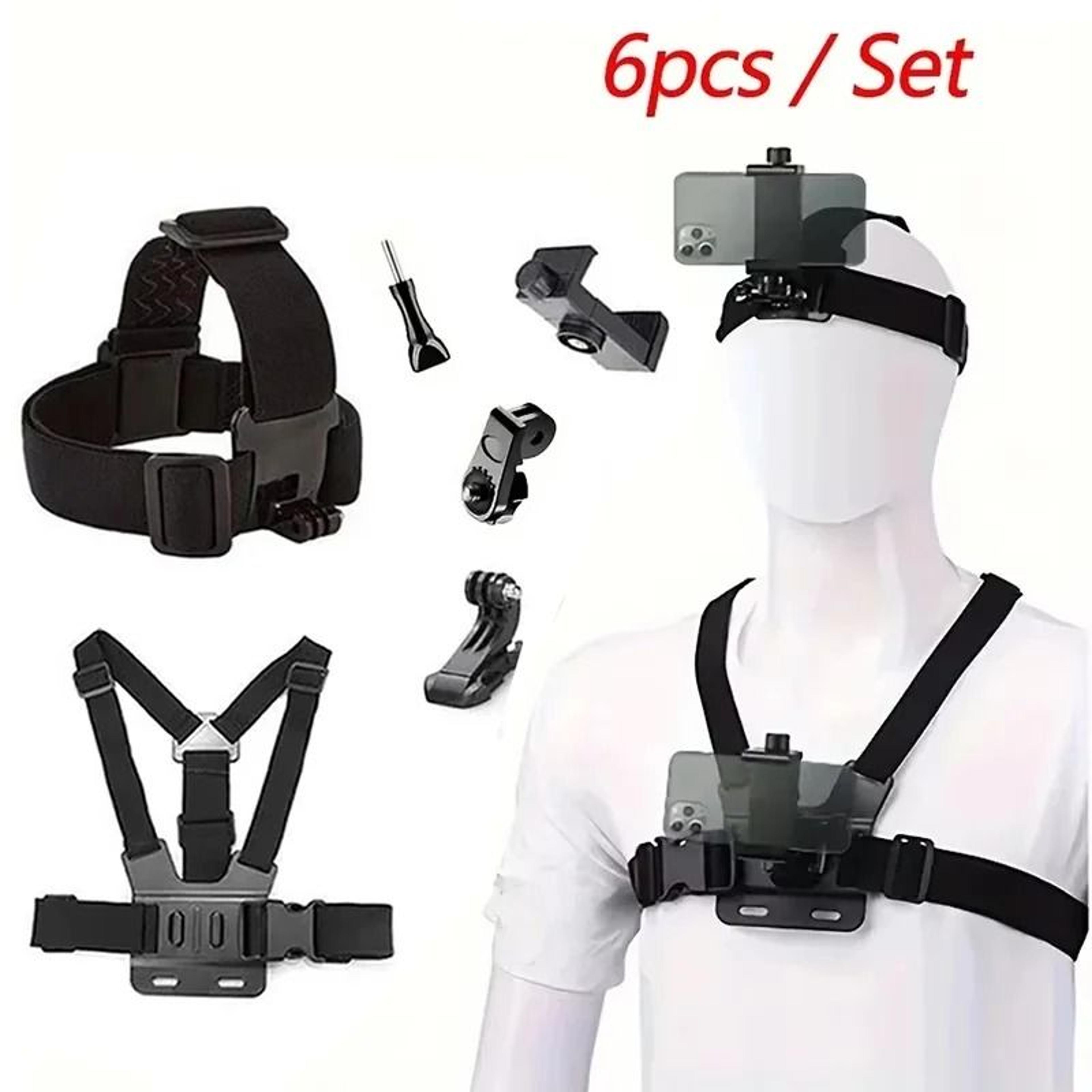 Universal 6 Piece All In One Action Camera And Phone Mount Kit 0