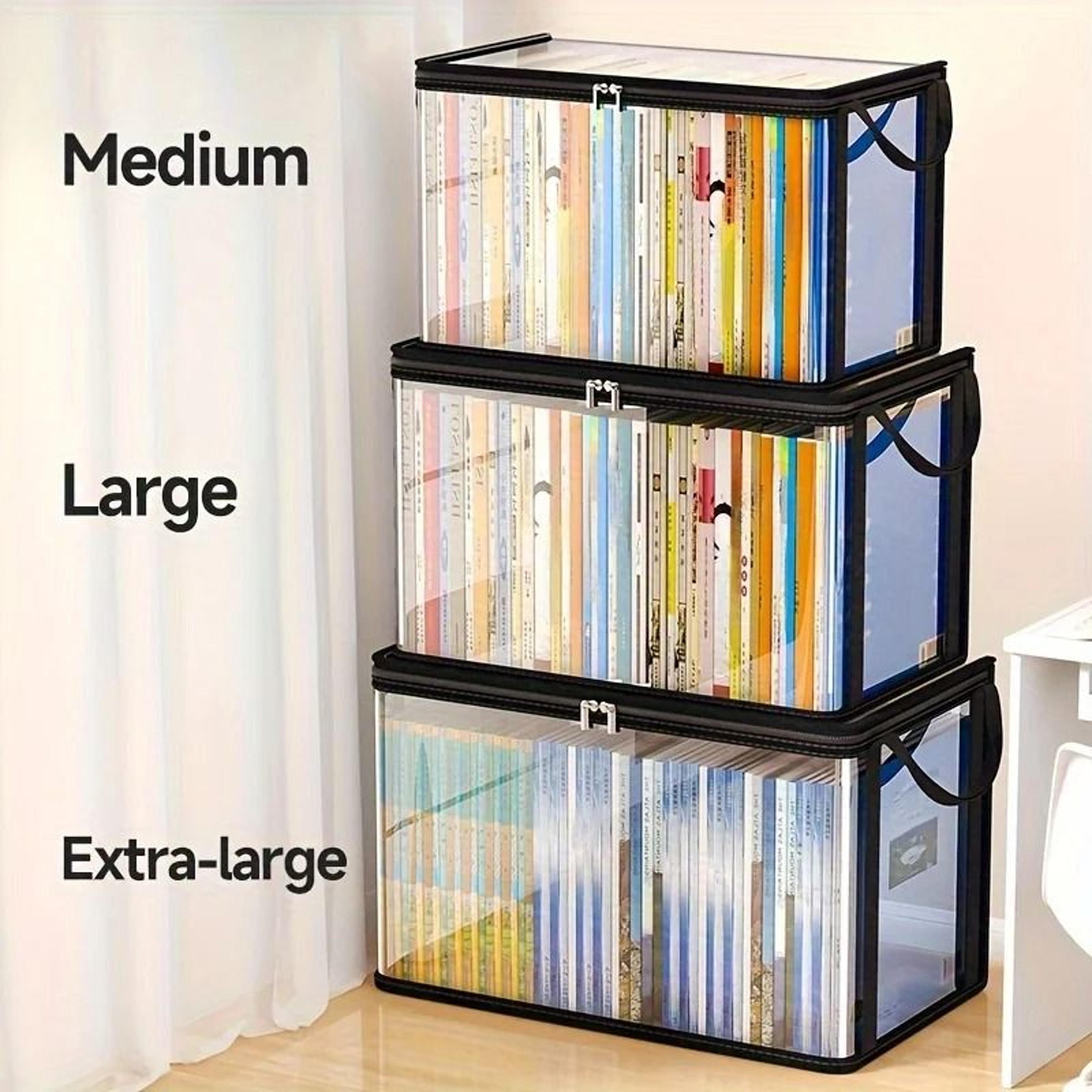 Large Capacity Transparent PVC Flip Top Storage Bag 4