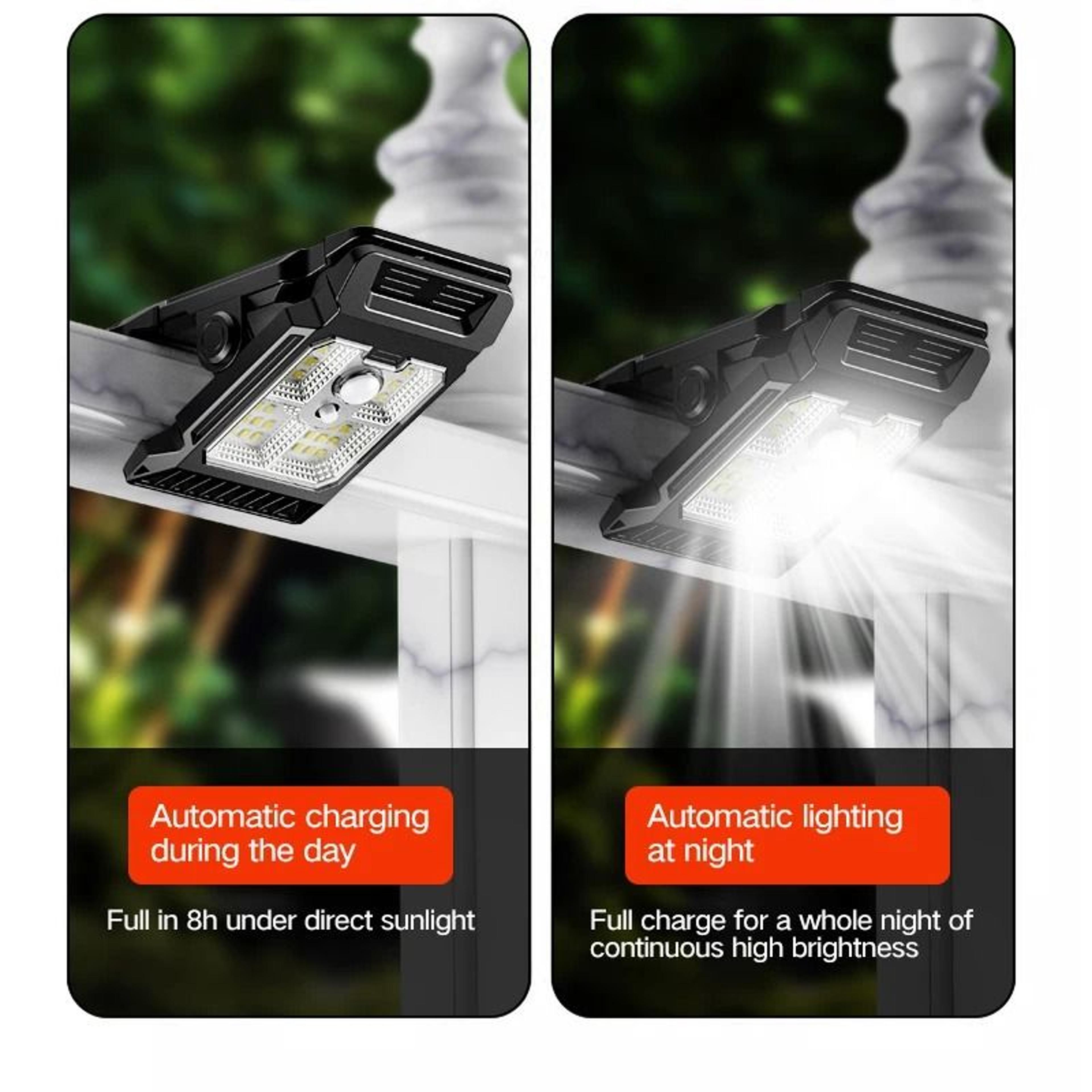Intelligent Sensing Solar Clip Wall Lamp 4