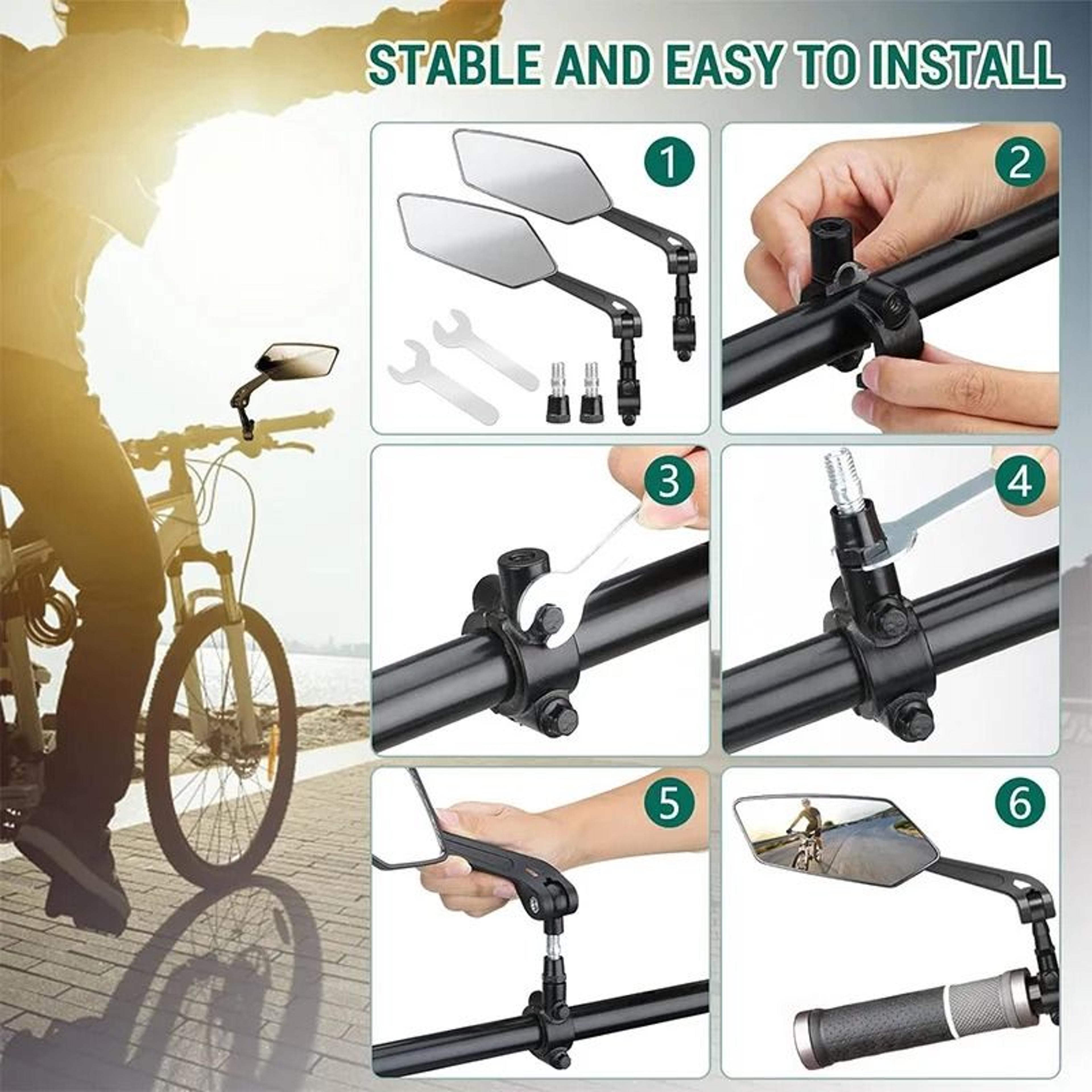 360 Degree Adjustable Bicycle Rear View Mirror 3