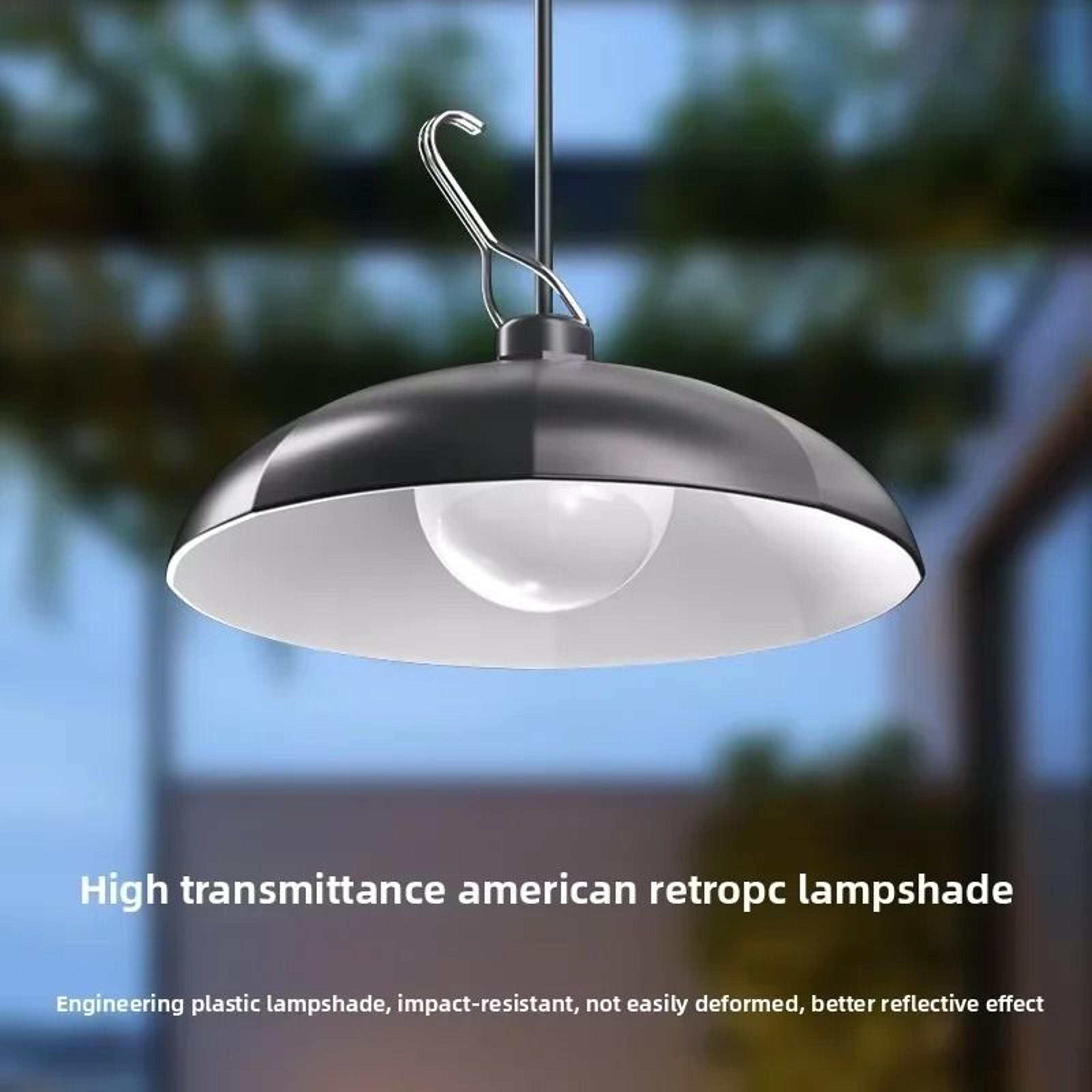 Split Type Dual Head Solar Pendant Light 4