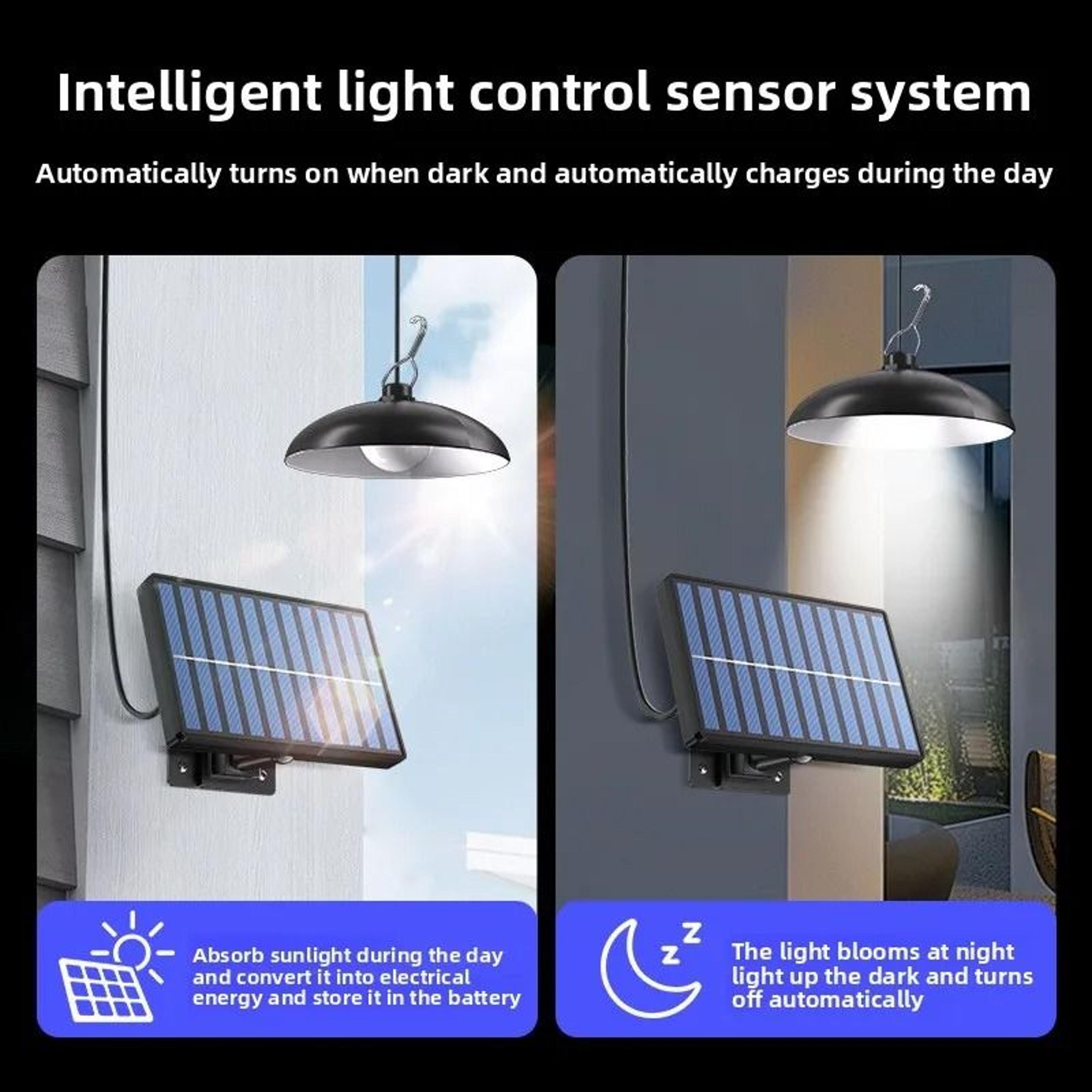 Premium Solar Powered Chandelier Pendant Light 2