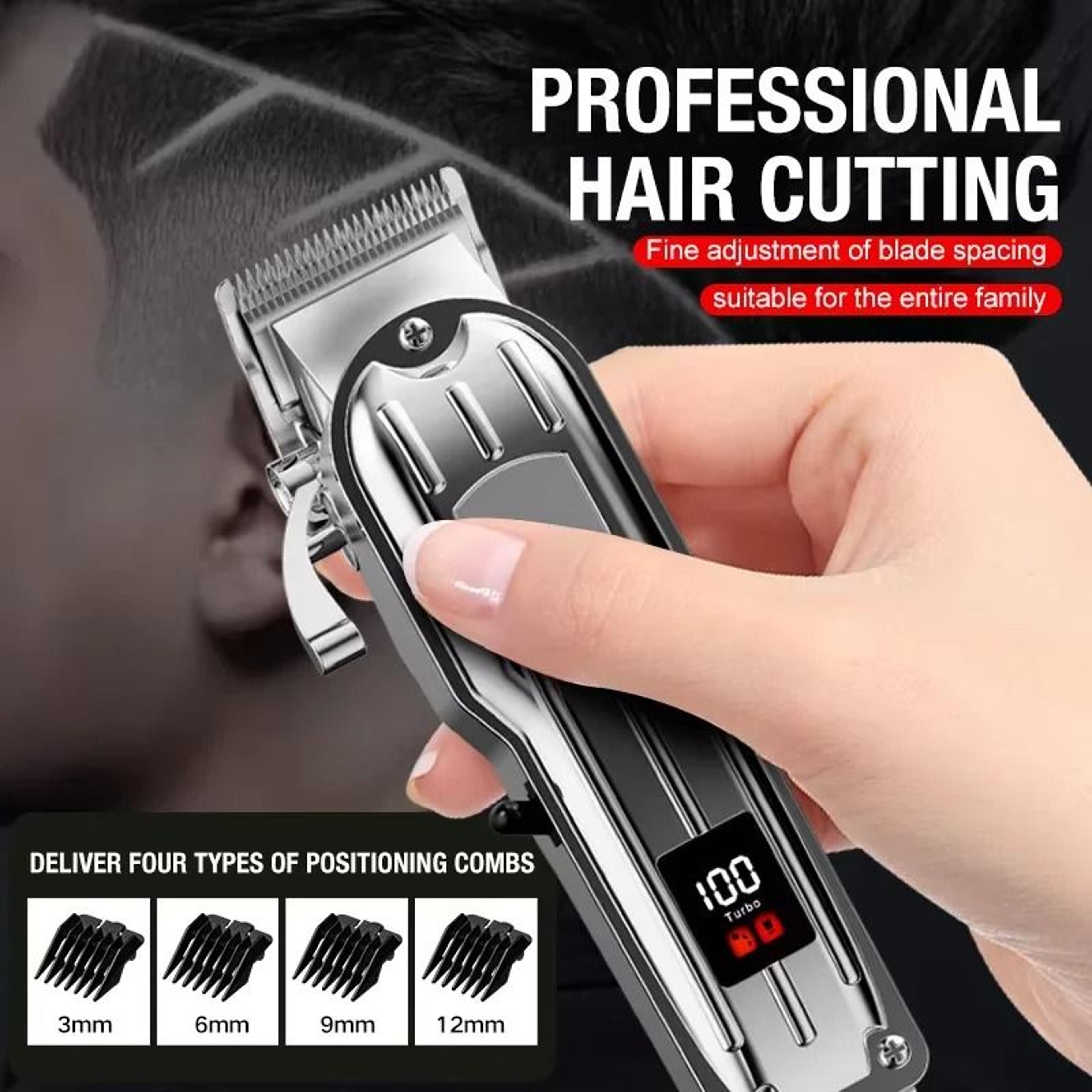 Professional All Metal Electric Hair Clipper 0