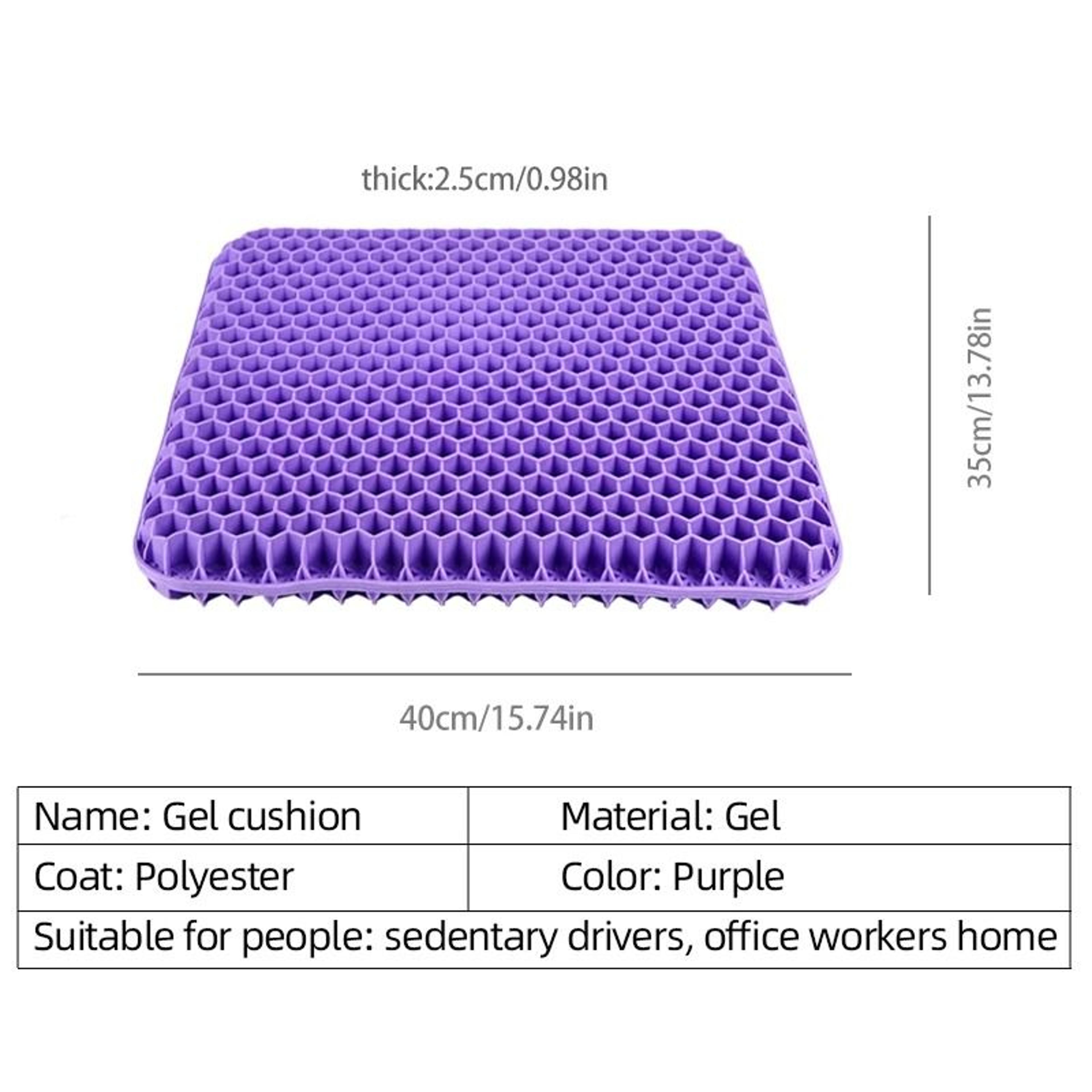 Ergonomic Honeycomb Gel Seat Cushion 5