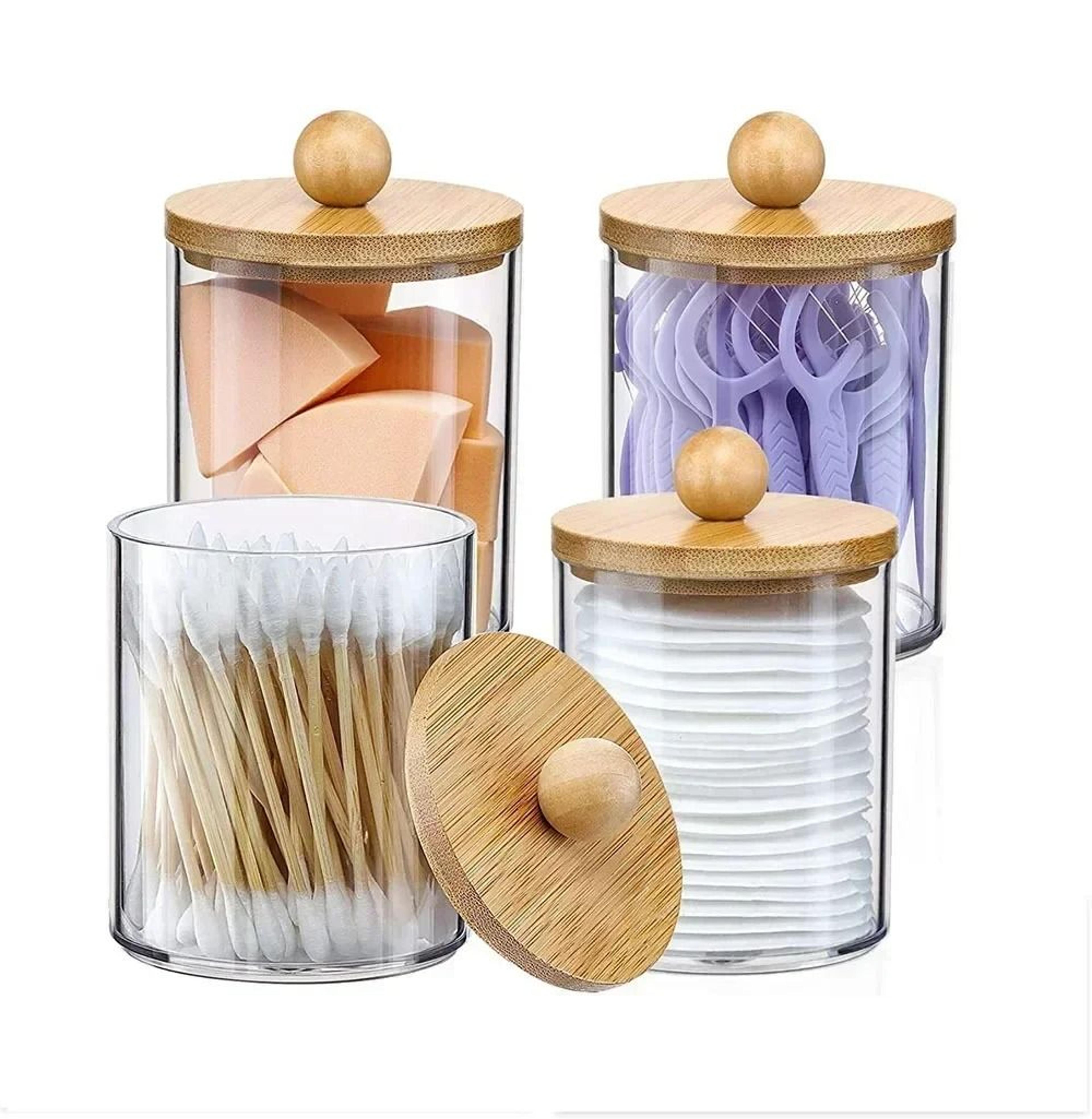 Crystal Clear Multi Purpose Desktop Storage Canister 1