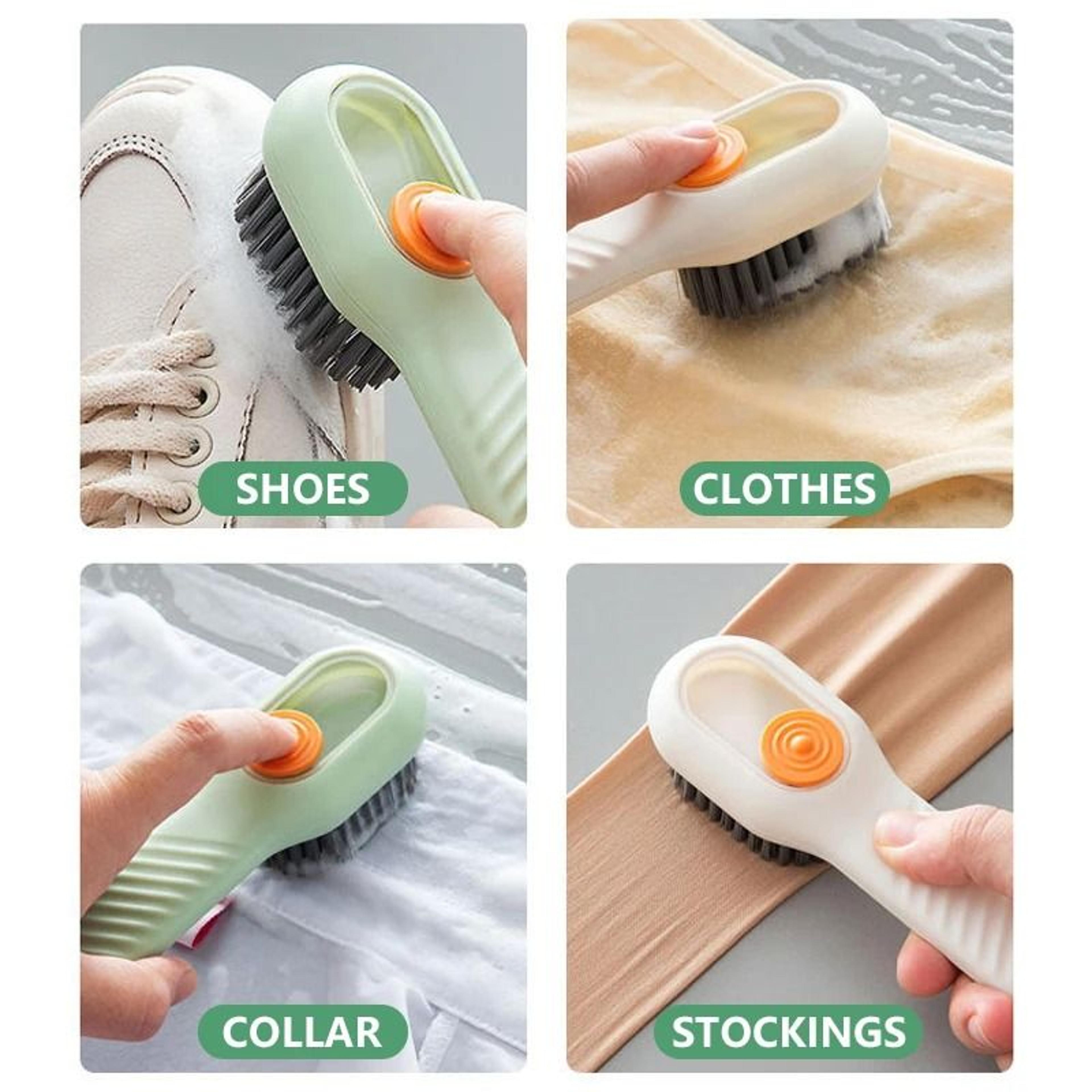 Precision Liquid Dispensing Garment And Footwear Scrubber 2