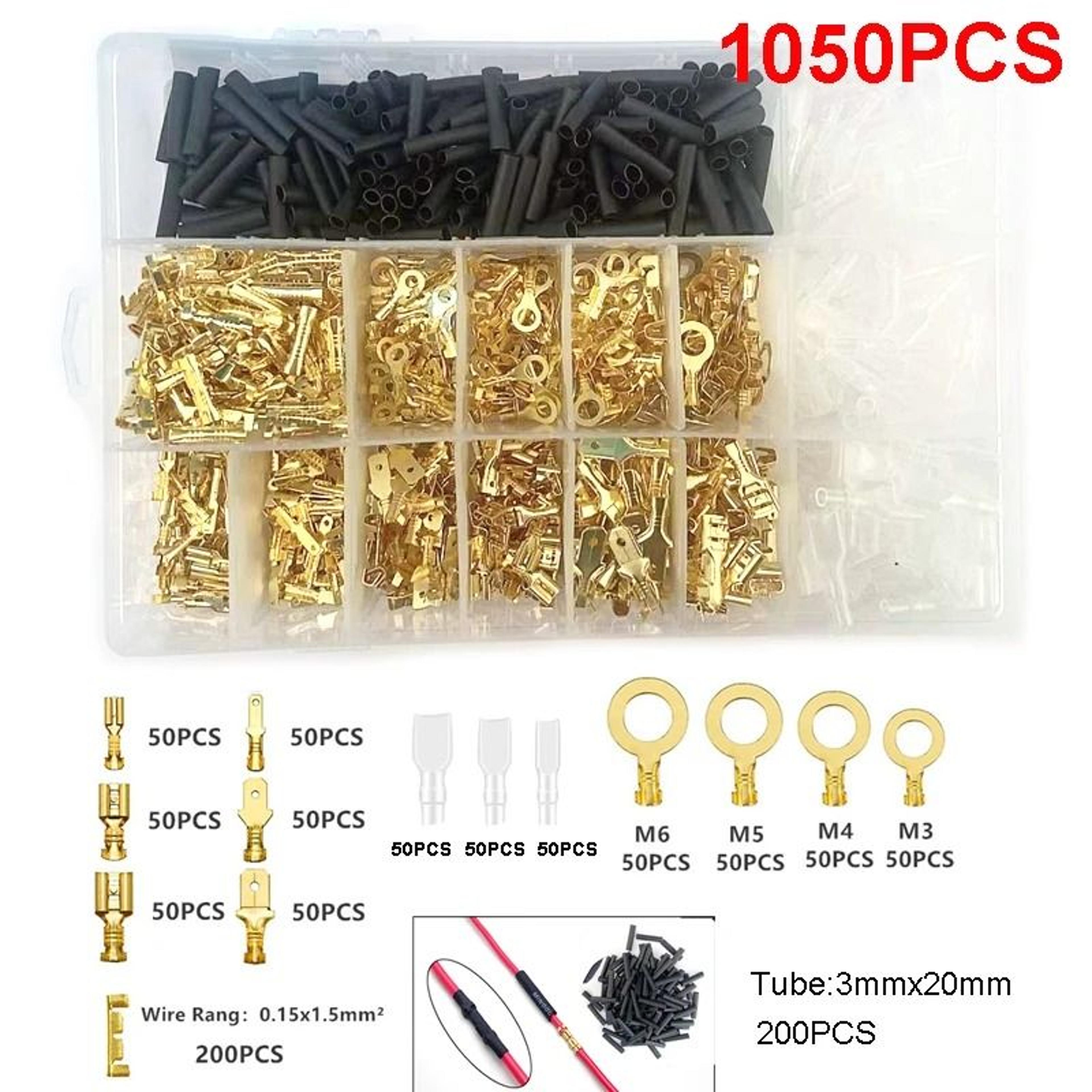 Professional Grade Insulated Spade Terminal Connection Kit 18