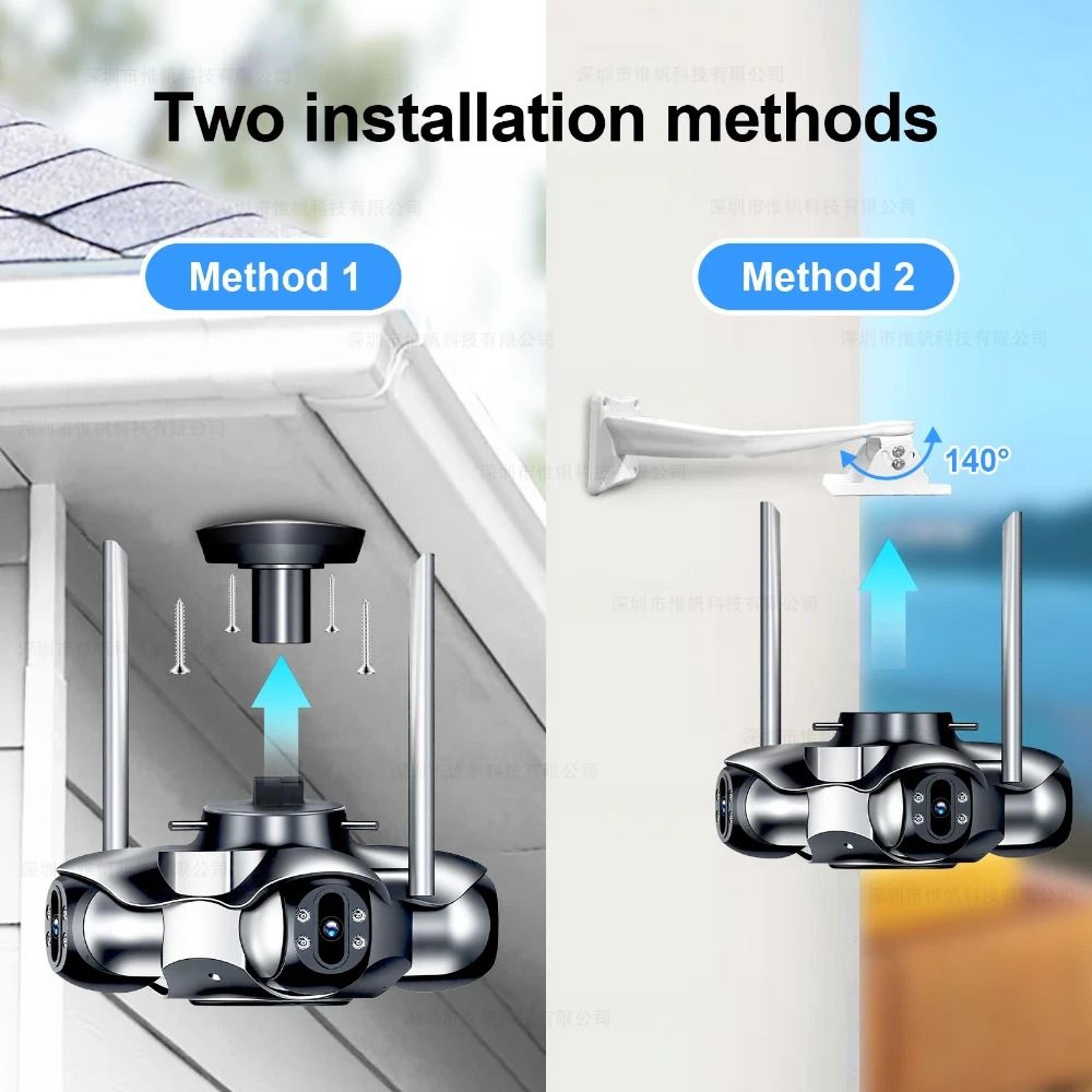 Ultra HD 10K Four Screen Multi Lens Surveillance System 2