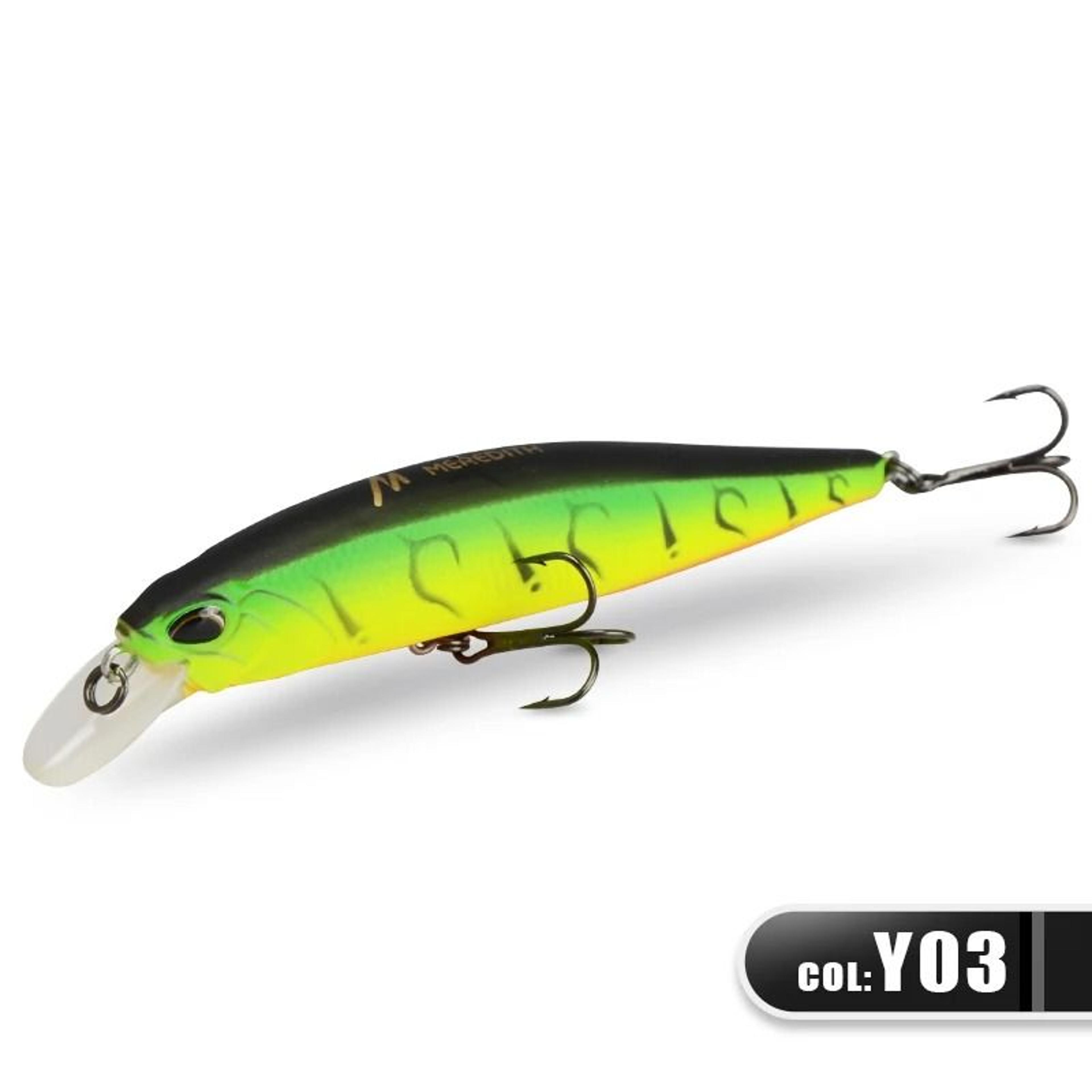 Pro Series 100F Jerk Minnow Floating Wobbler 8