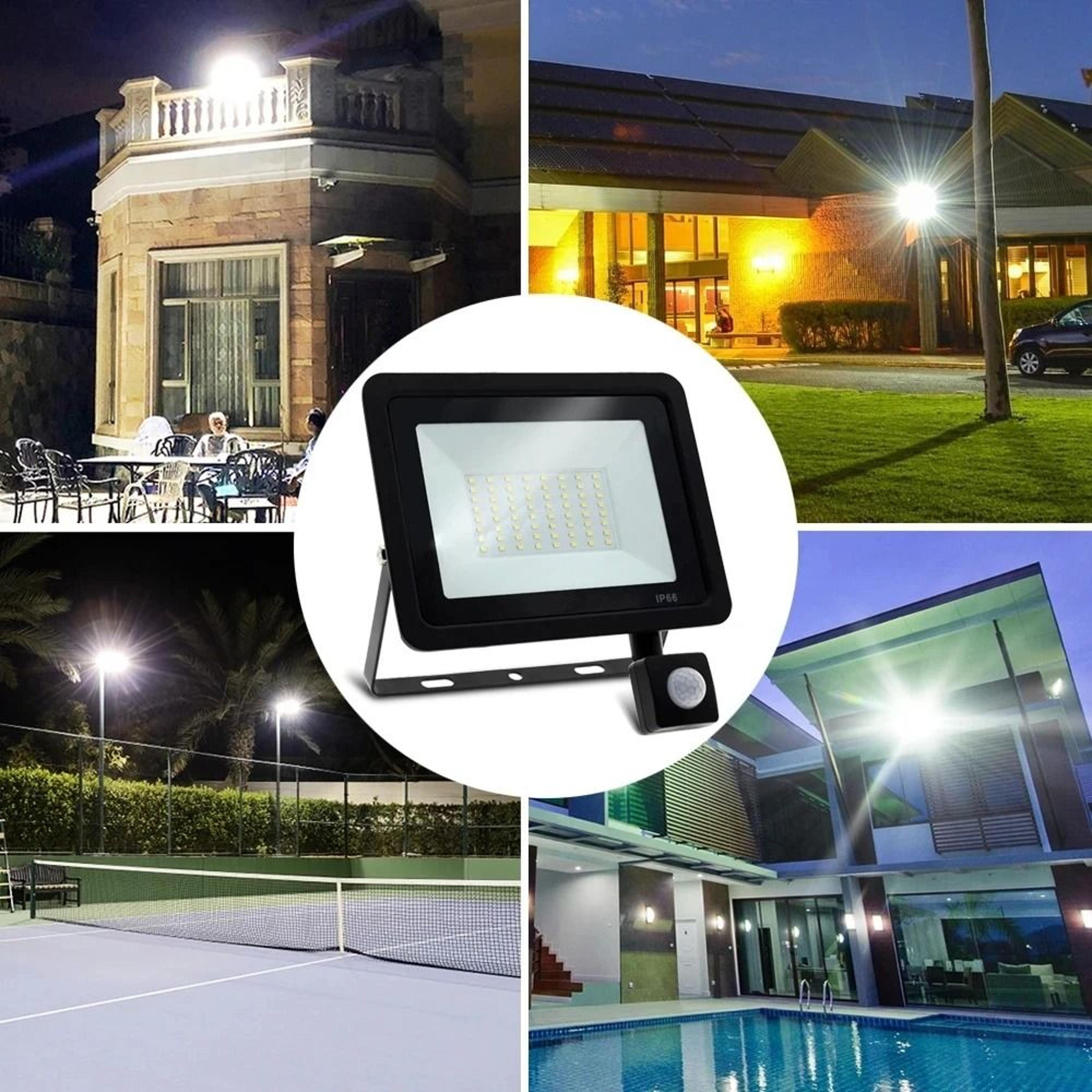 Ultra Bright PIR Motion Sensor LED Floodlight Series 4