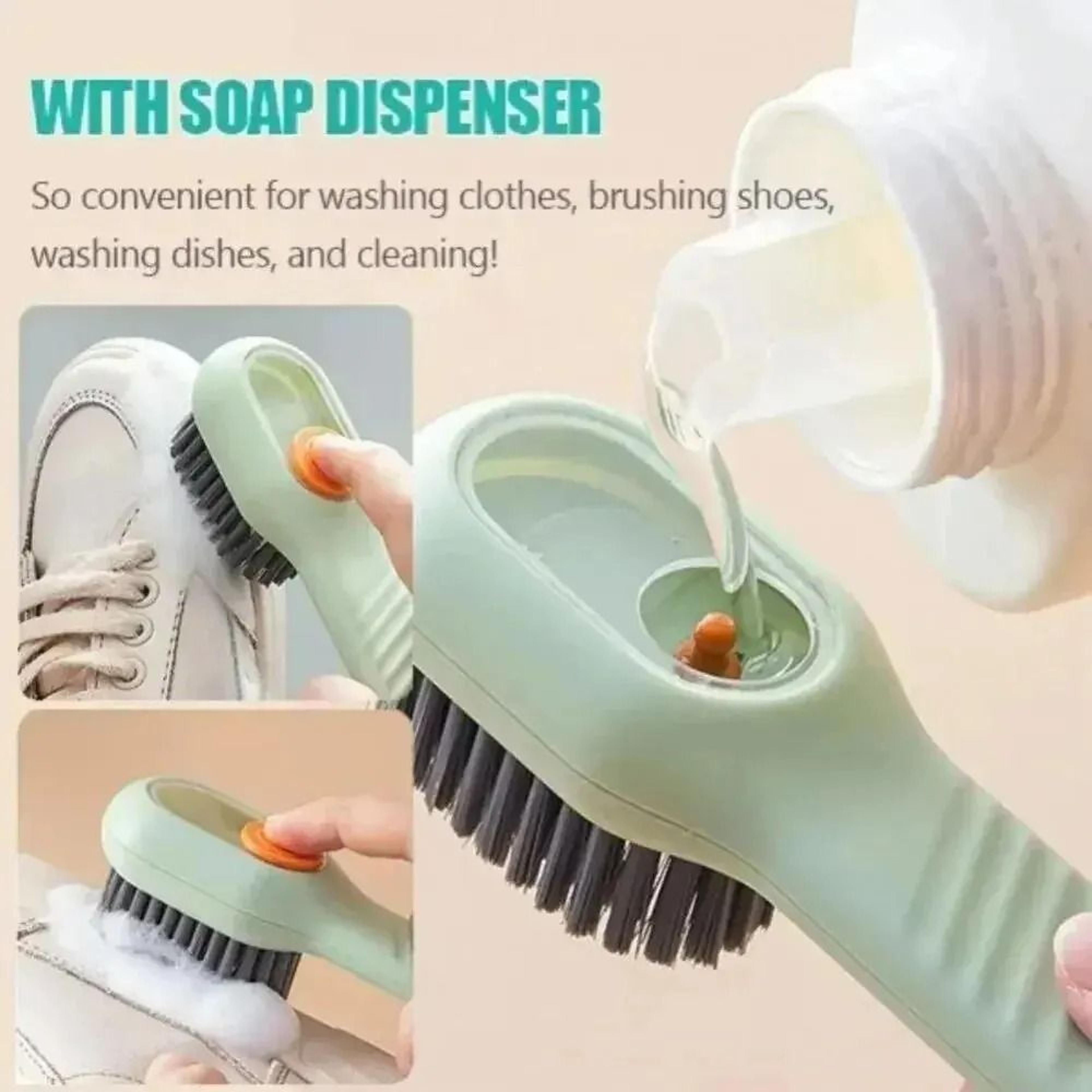 Automatic Liquid Dispensing Cleaning Brush 1