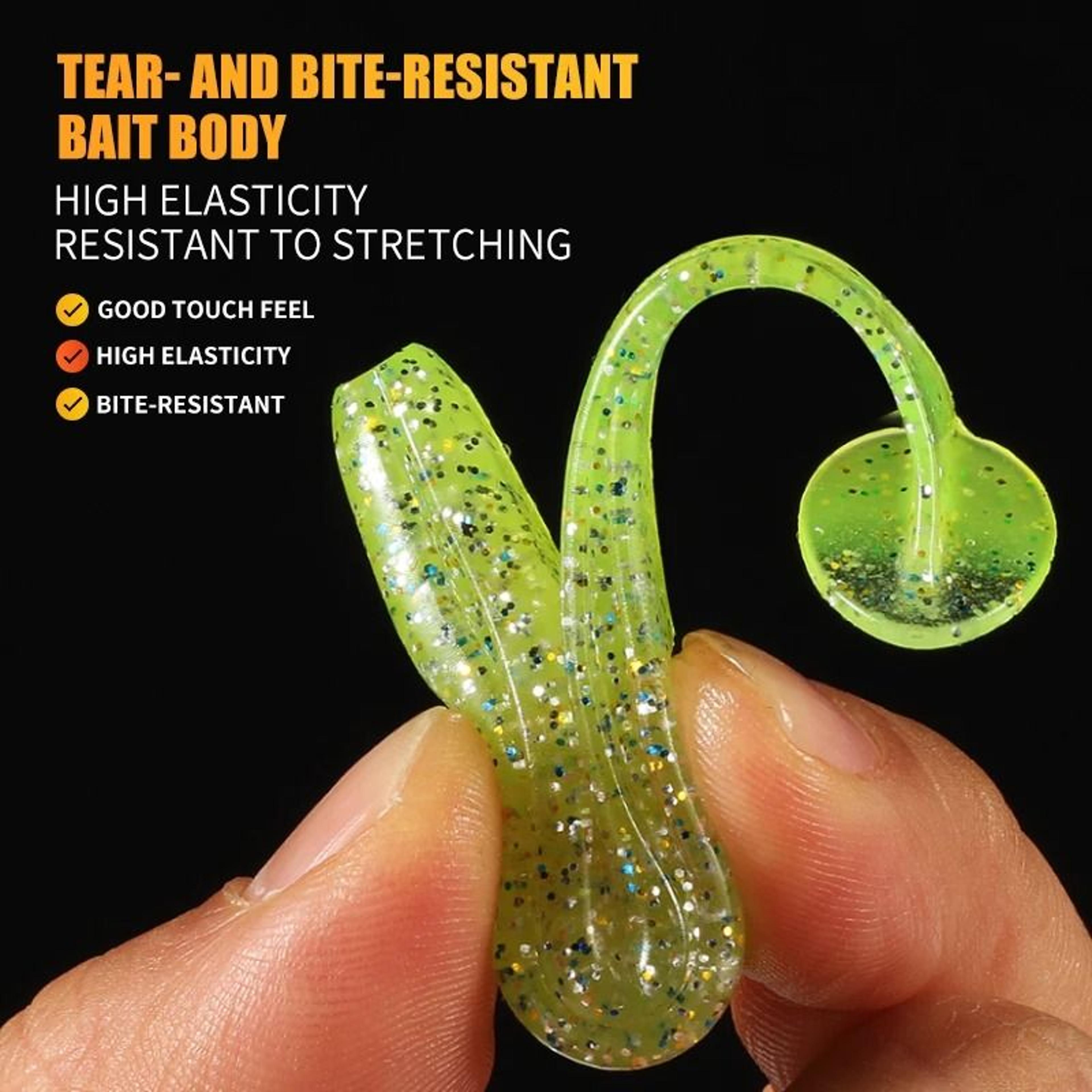 Hydrodynamic T Tail Soft Fishing Lures 4