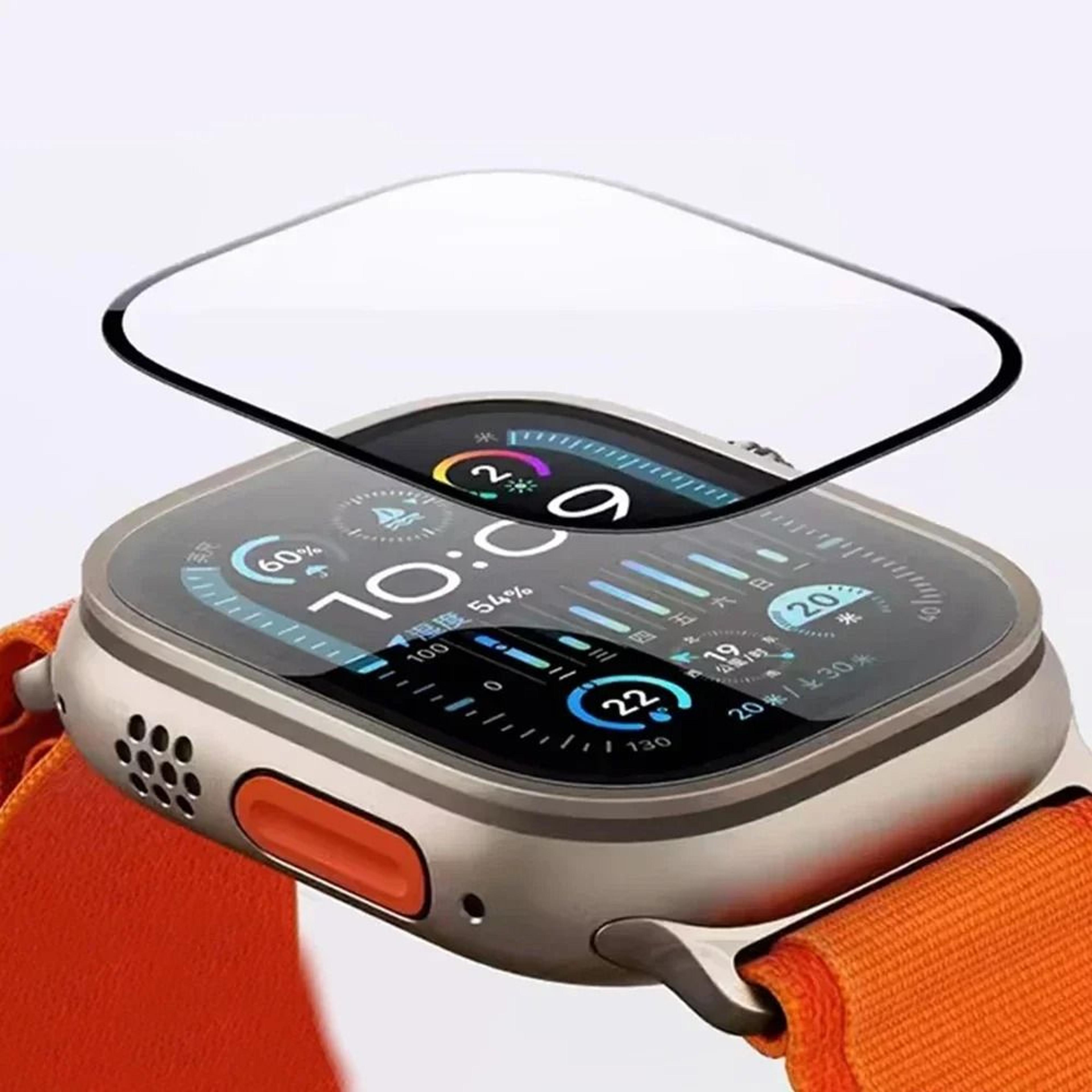 3D Curved Smartwatch Shielding Interface 3